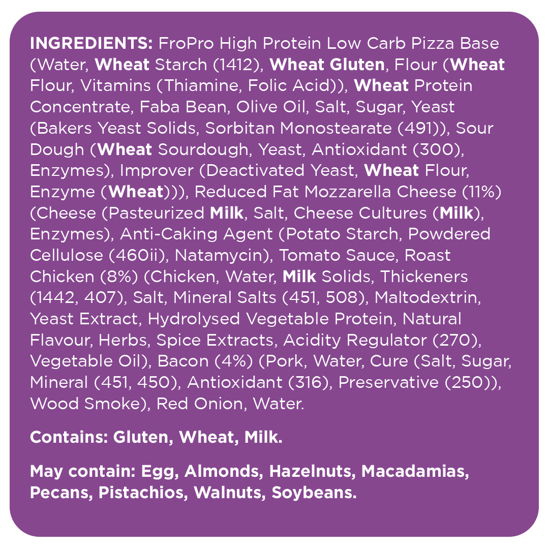 Chicken & Bacon Protein Pizza