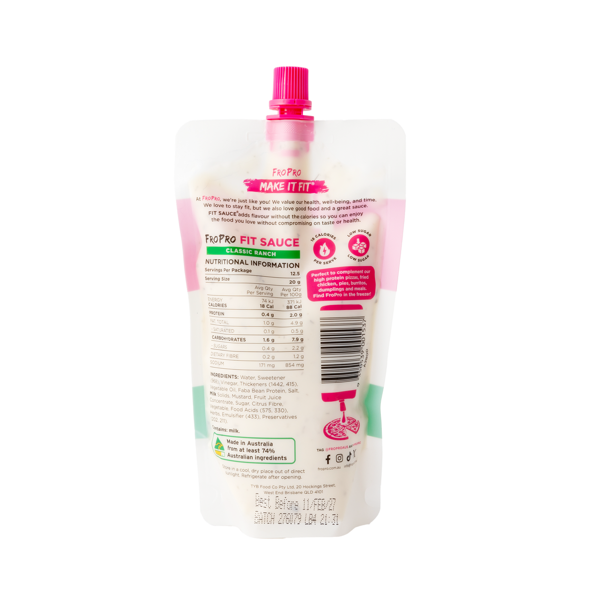 Classic Ranch Fit Sauce – FroPro