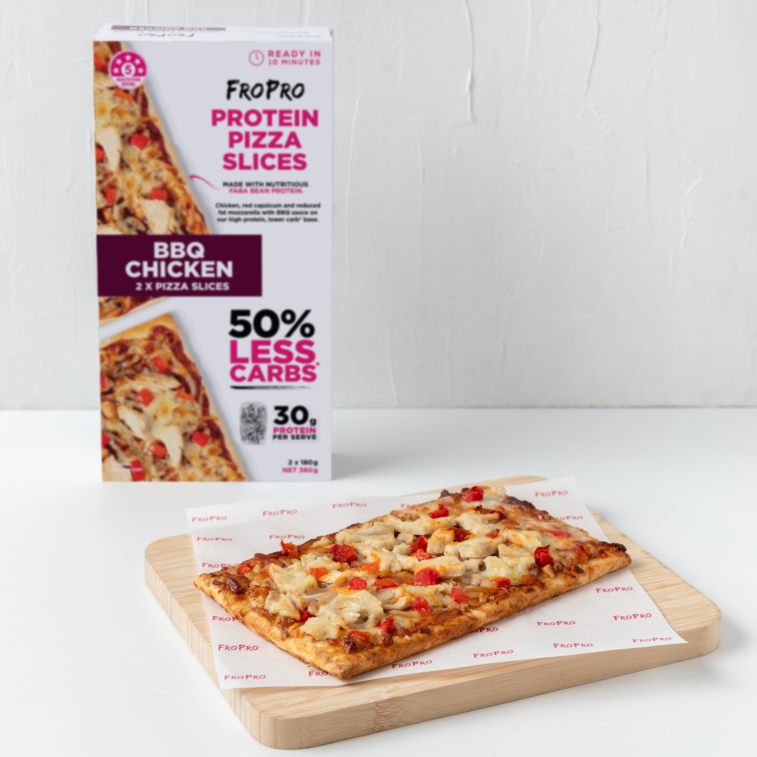 FroPro Protein Pizza slices - BBQ Chicken