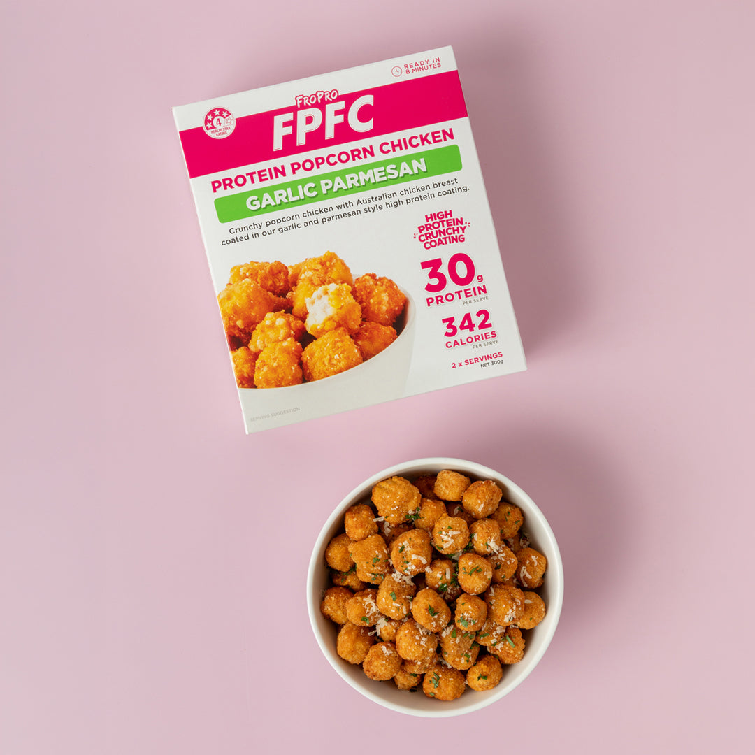 Garlic Parmesan - Popcorn Chicken - Serves two