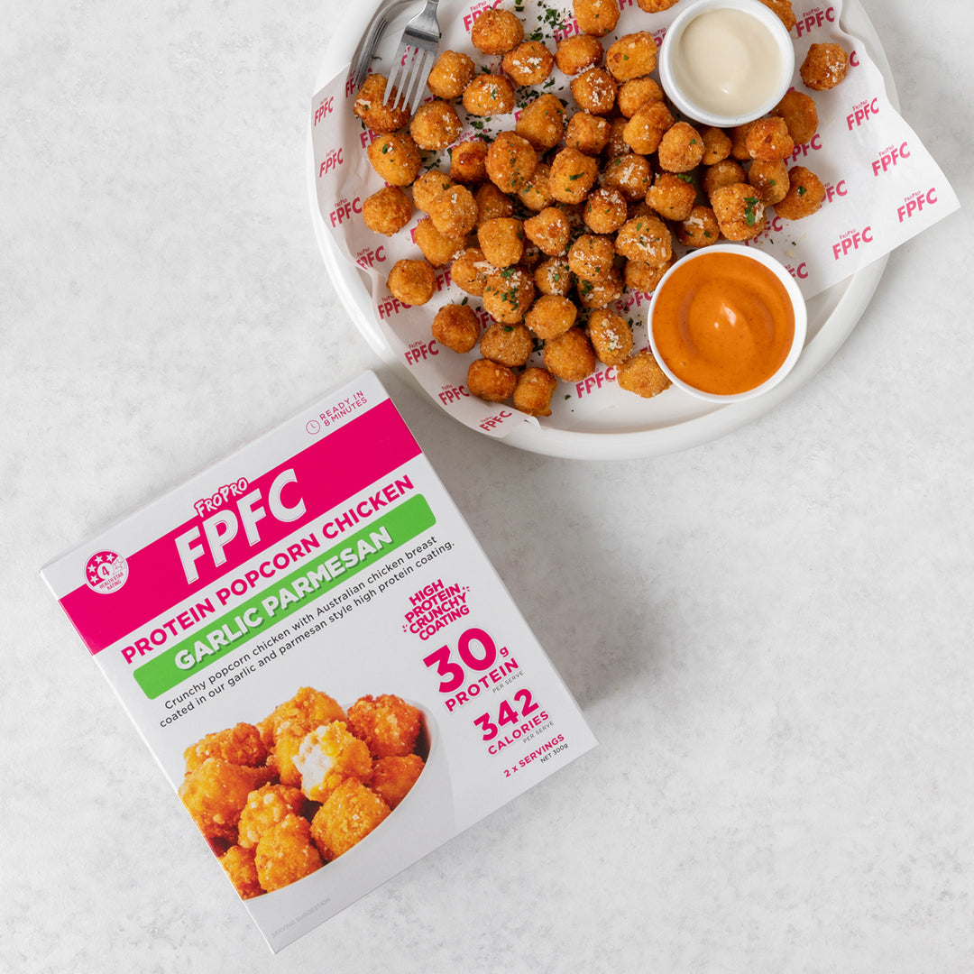 Garlic Parmesan - Popcorn Chicken - Serves two
