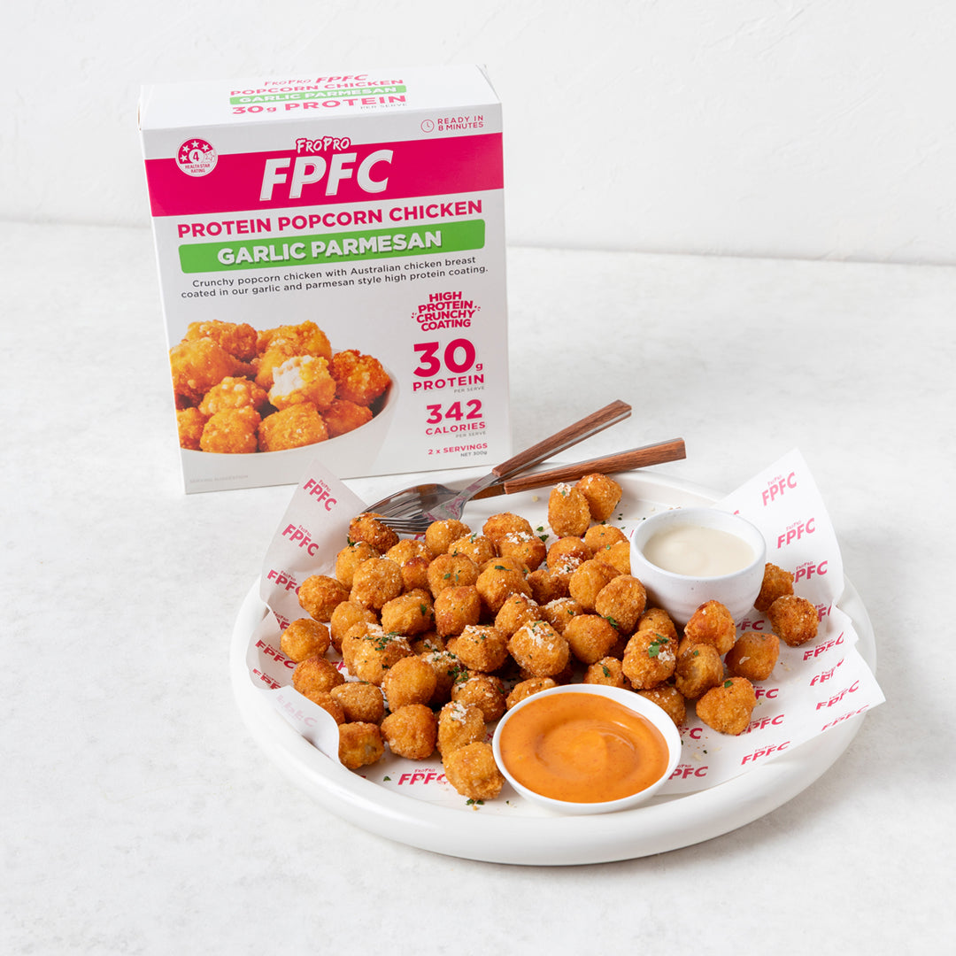 Garlic Parmesan - Popcorn Chicken - Serves two
