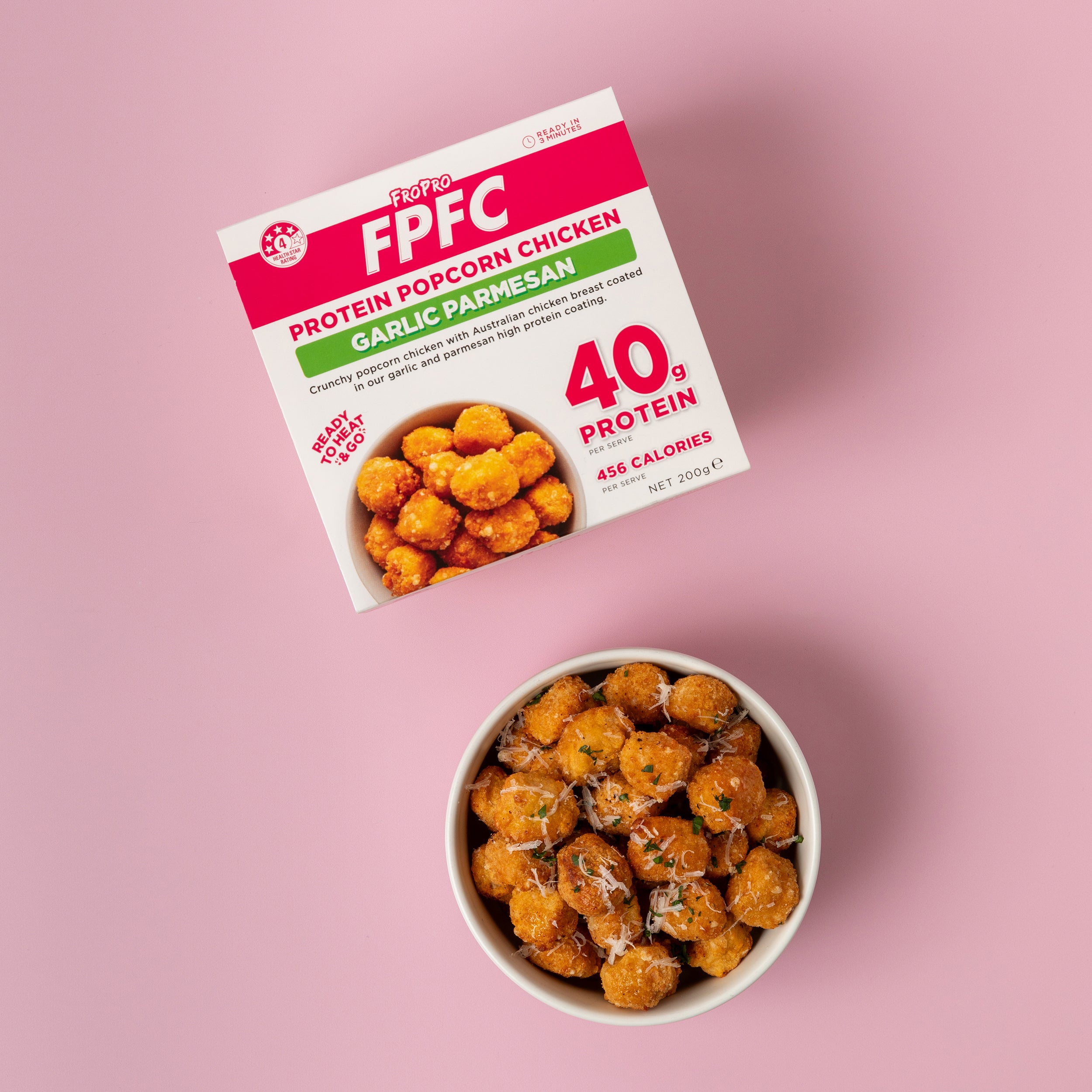 FroPro Protein Popcorn Chicken_Garlic Parmesan