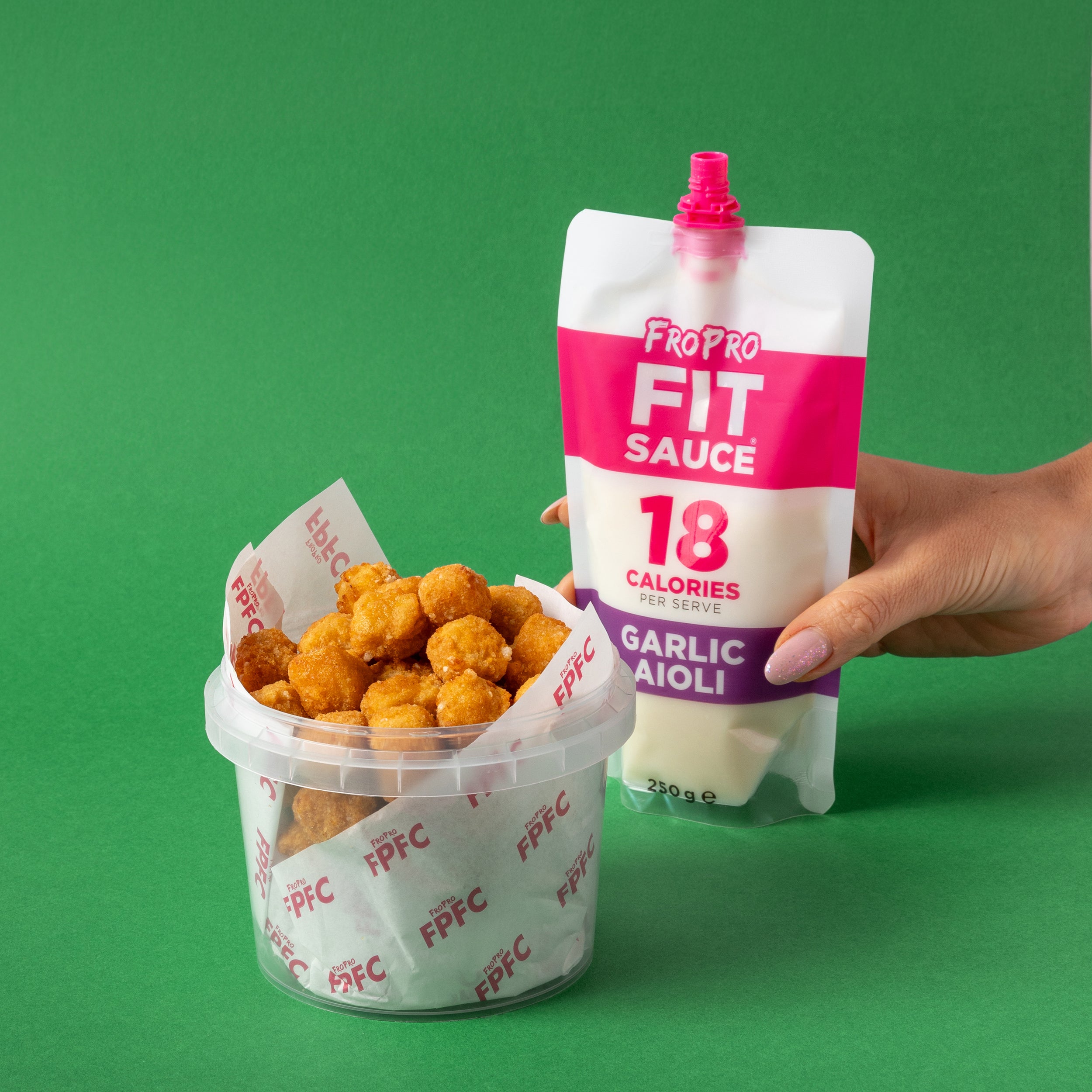 FroPro Protein Popcorn Chicken_Garlic Parmesan
