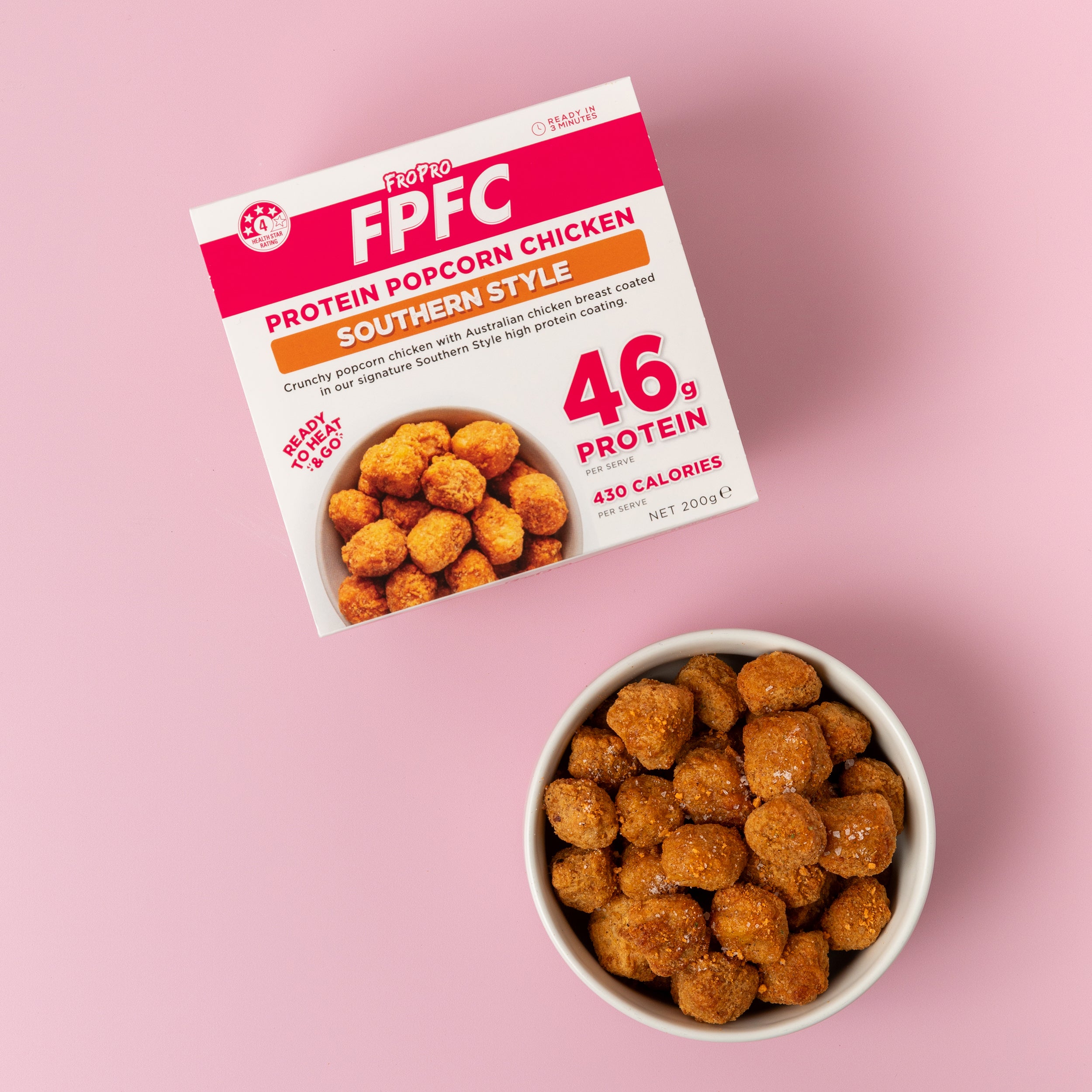 FroPro Protein Popcorn Chicken_Southern Style