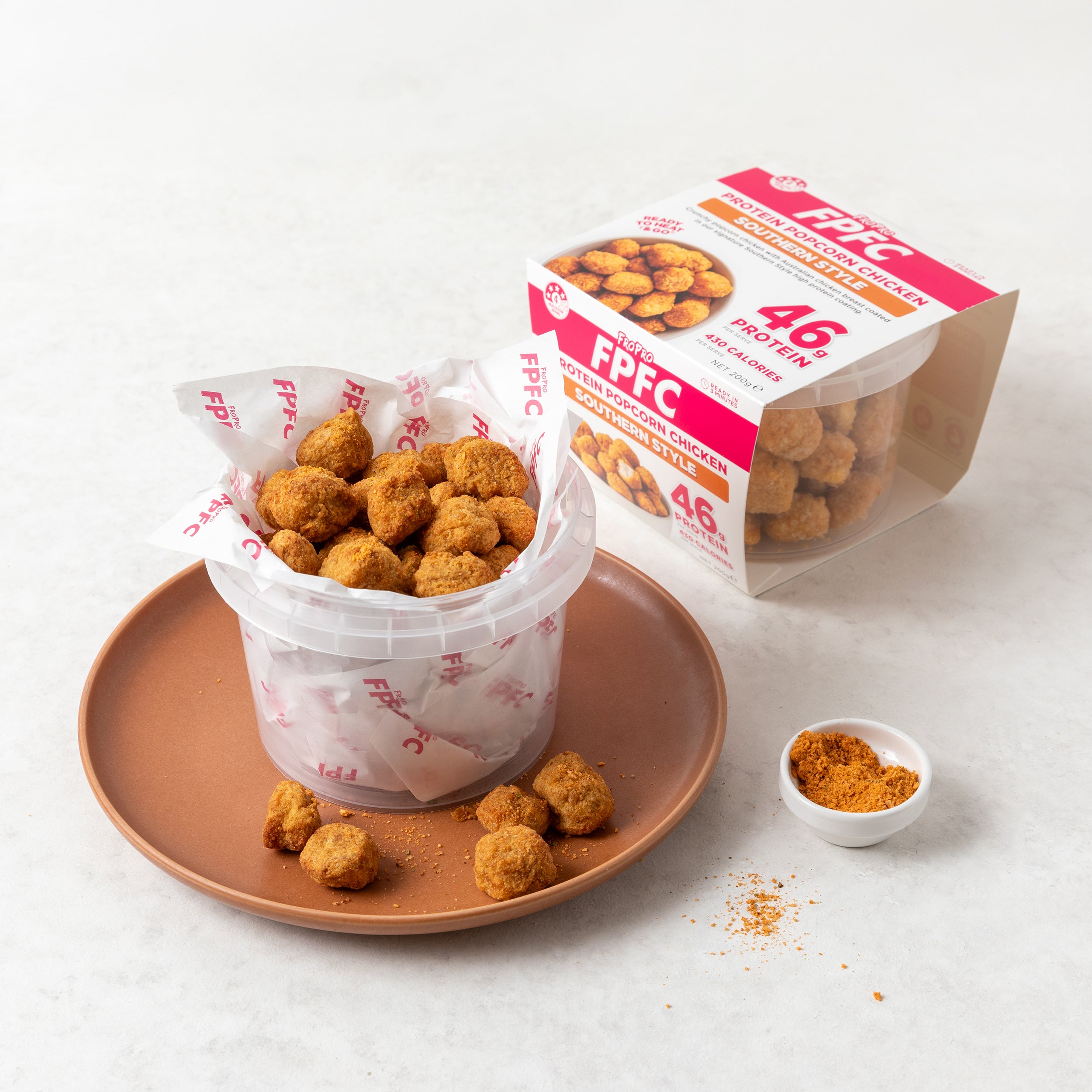 FroPro Protein Popcorn Chicken_Southern Style