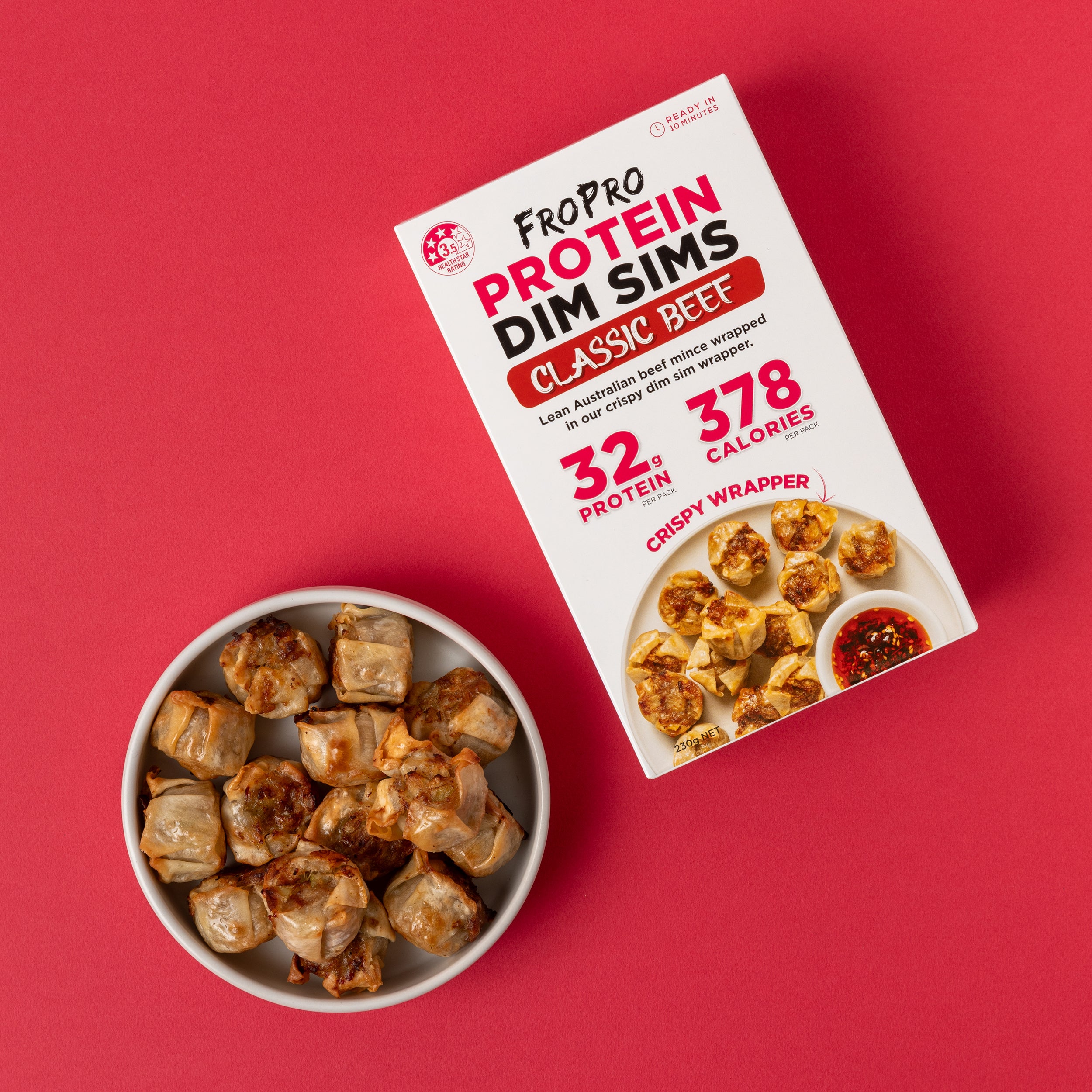 FroPro Protein Dim Sims_Classic beef