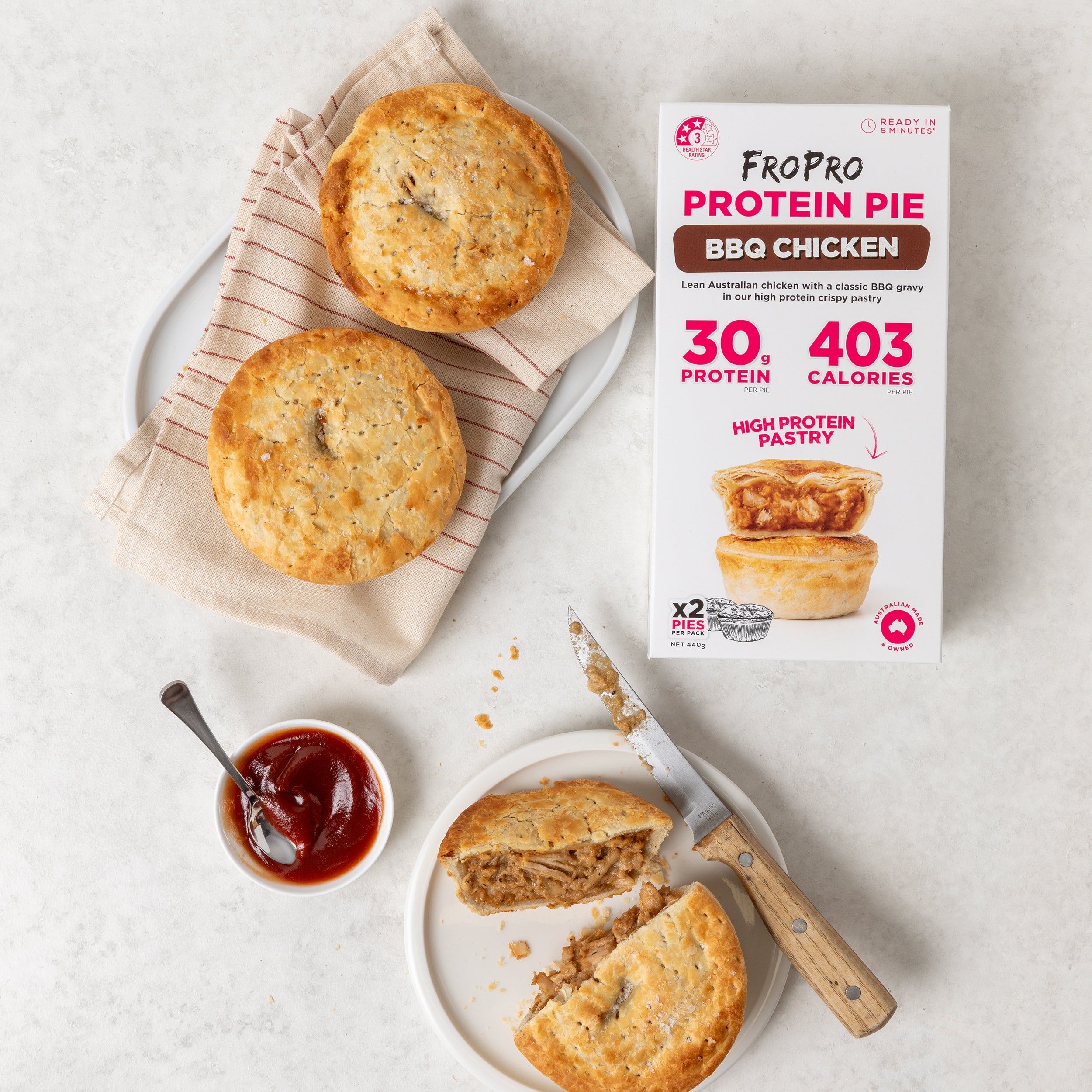 FroPro Protein Pie_BBQ Chicken