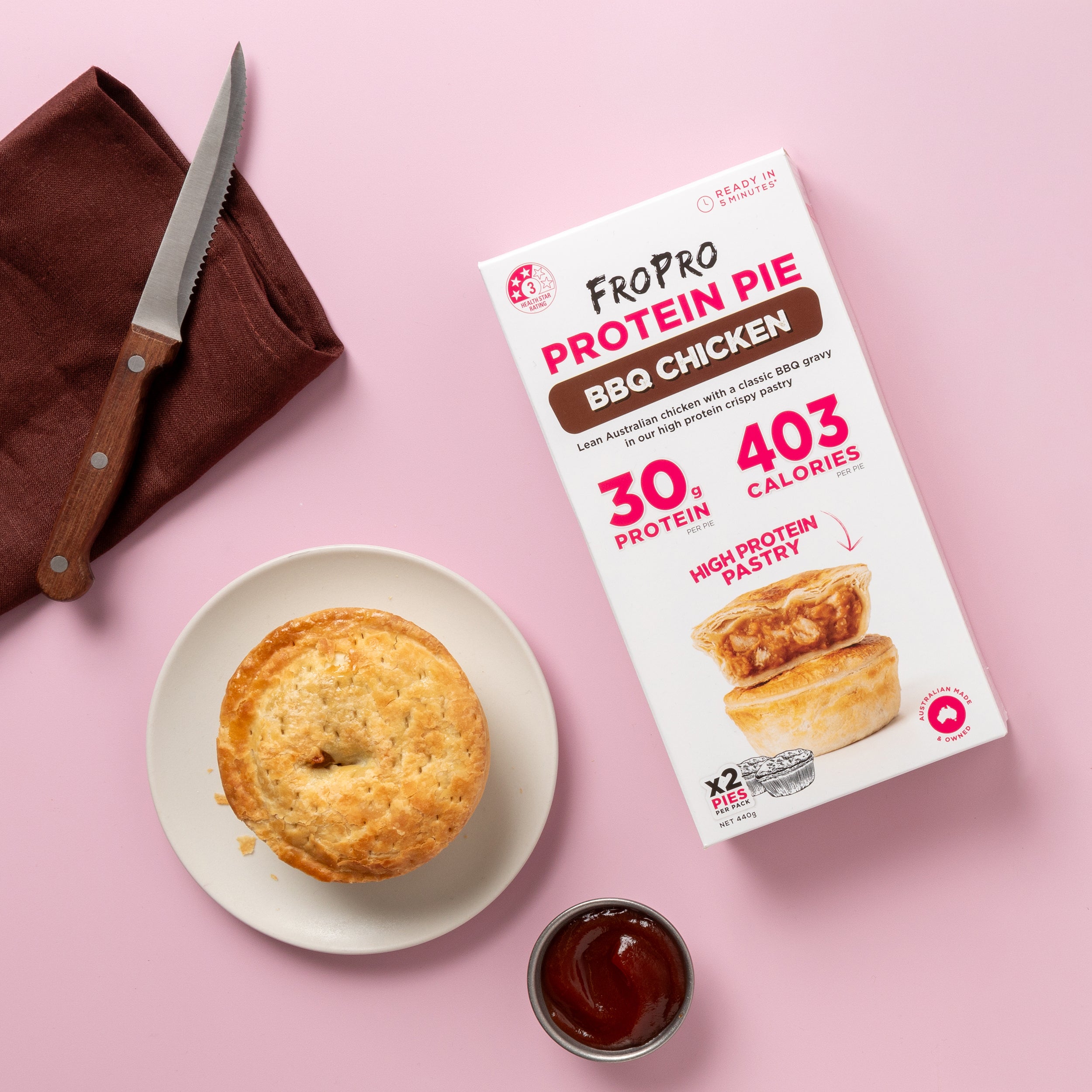 FroPro Protein Pie_BBQ Chicken