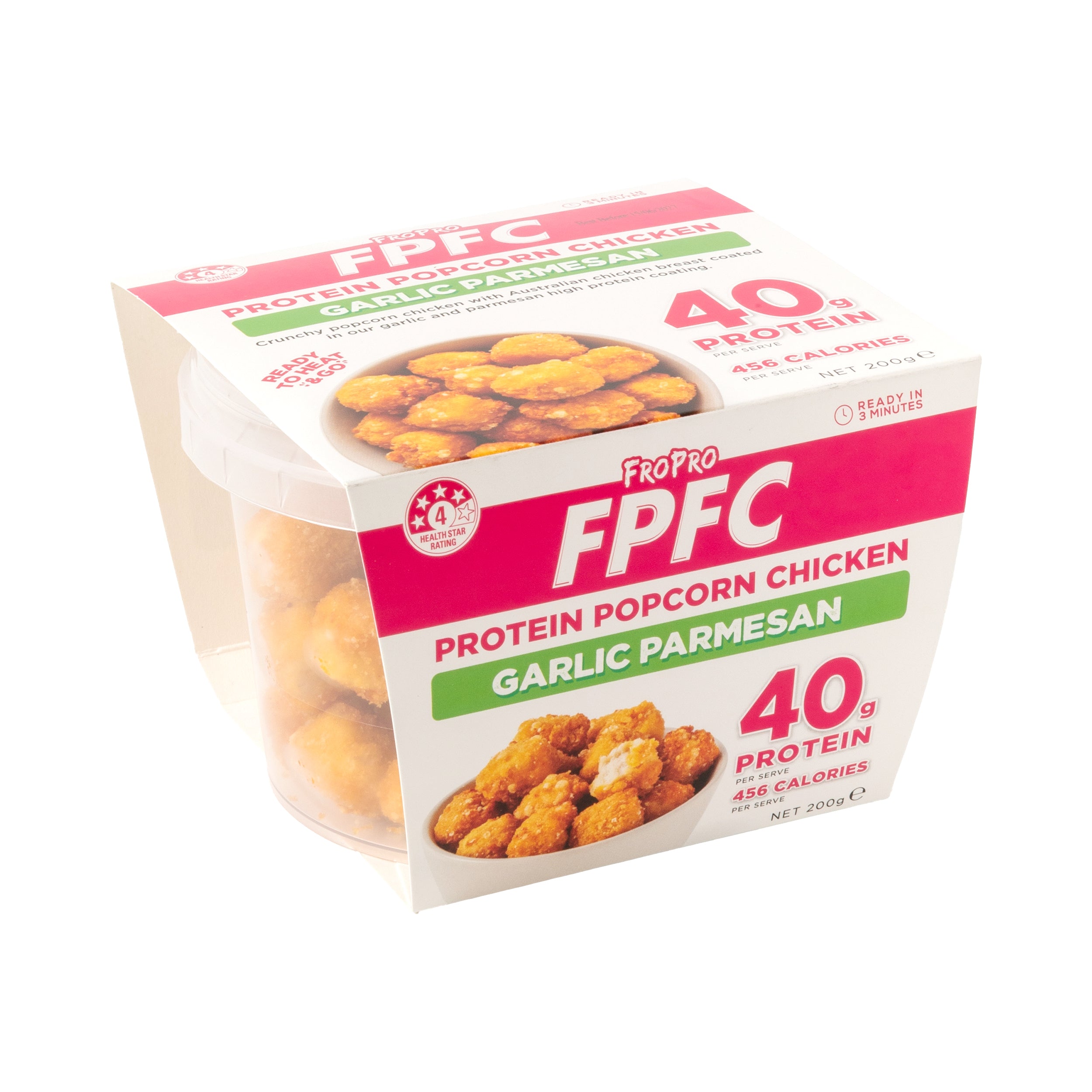 FroPro Protein Popcorn Chicken_Garlic Parmesan