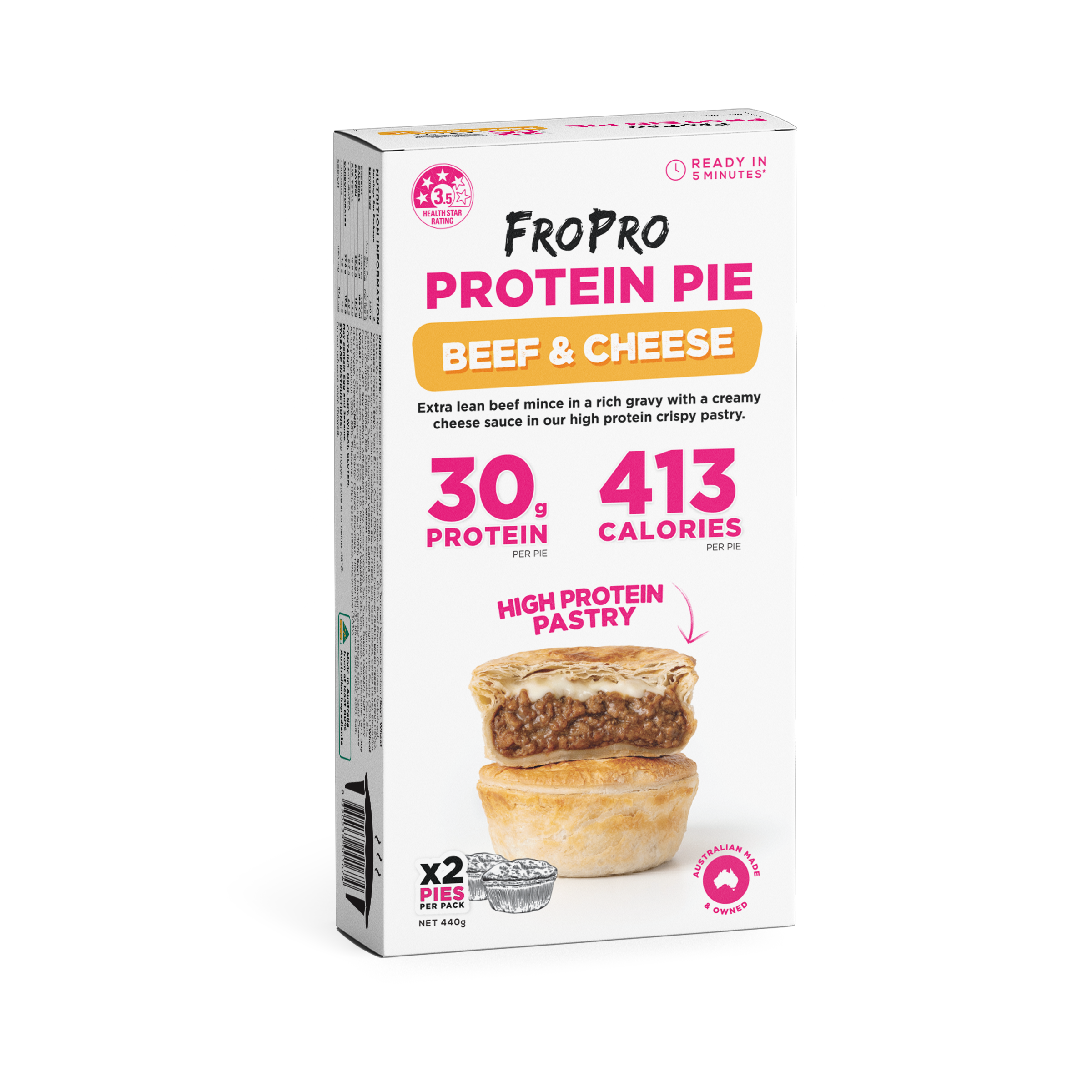 Beef and Cheese Protein Pie