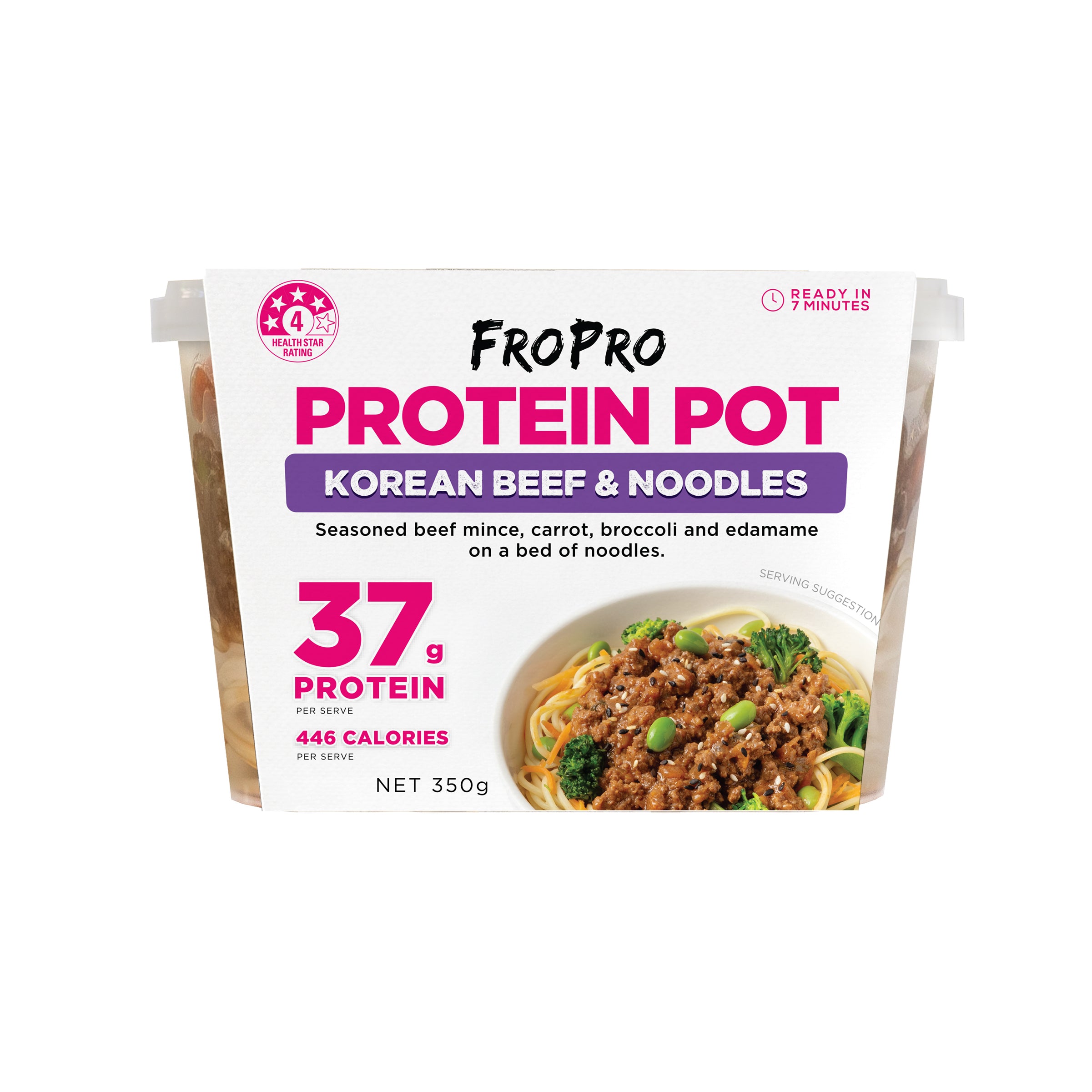 Korean Beef & Noodles Protein Pot