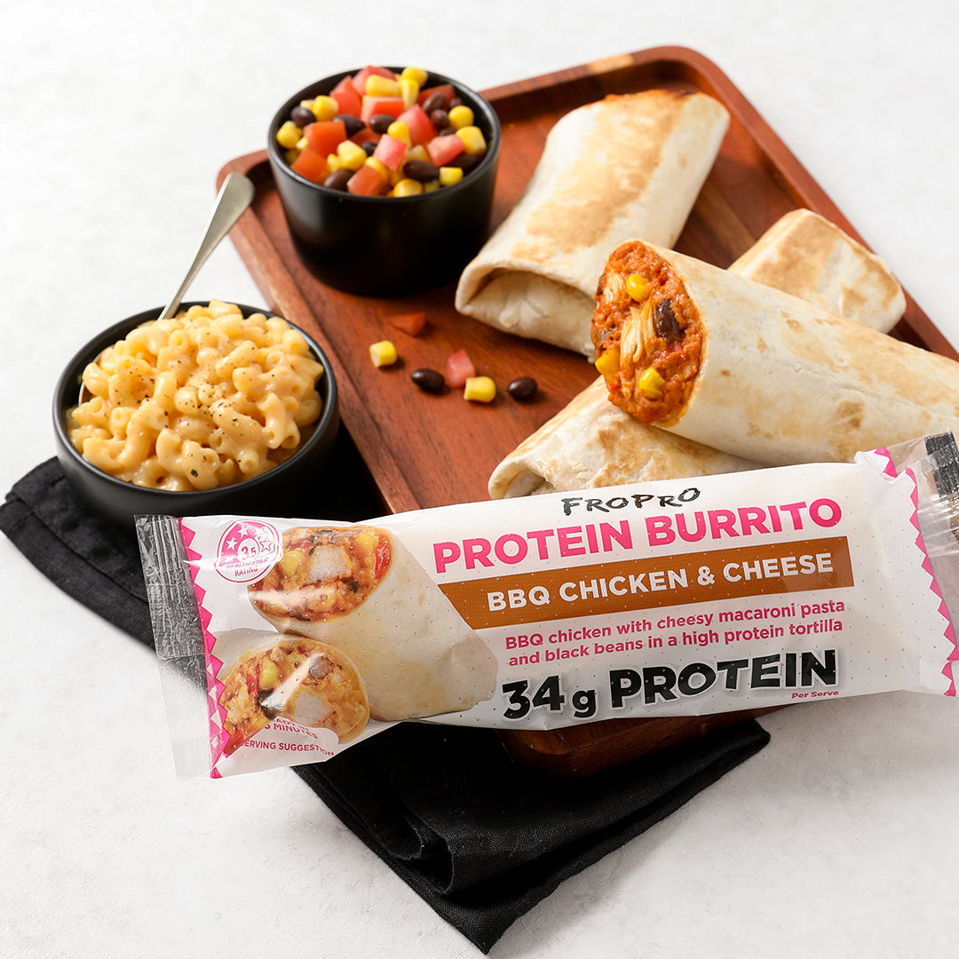BBQ Chicken & Cheese Protein Burrito