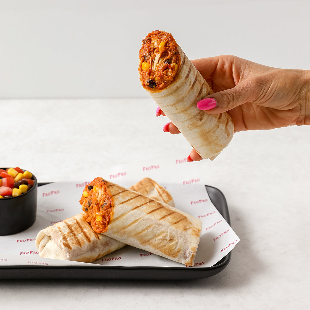 BBQ Chicken & Cheese Protein Burrito