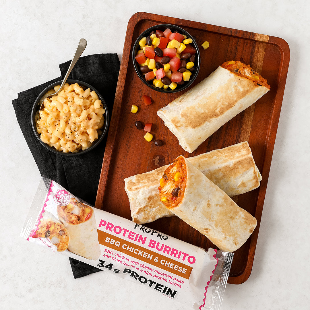BBQ Chicken & Cheese Protein Burrito