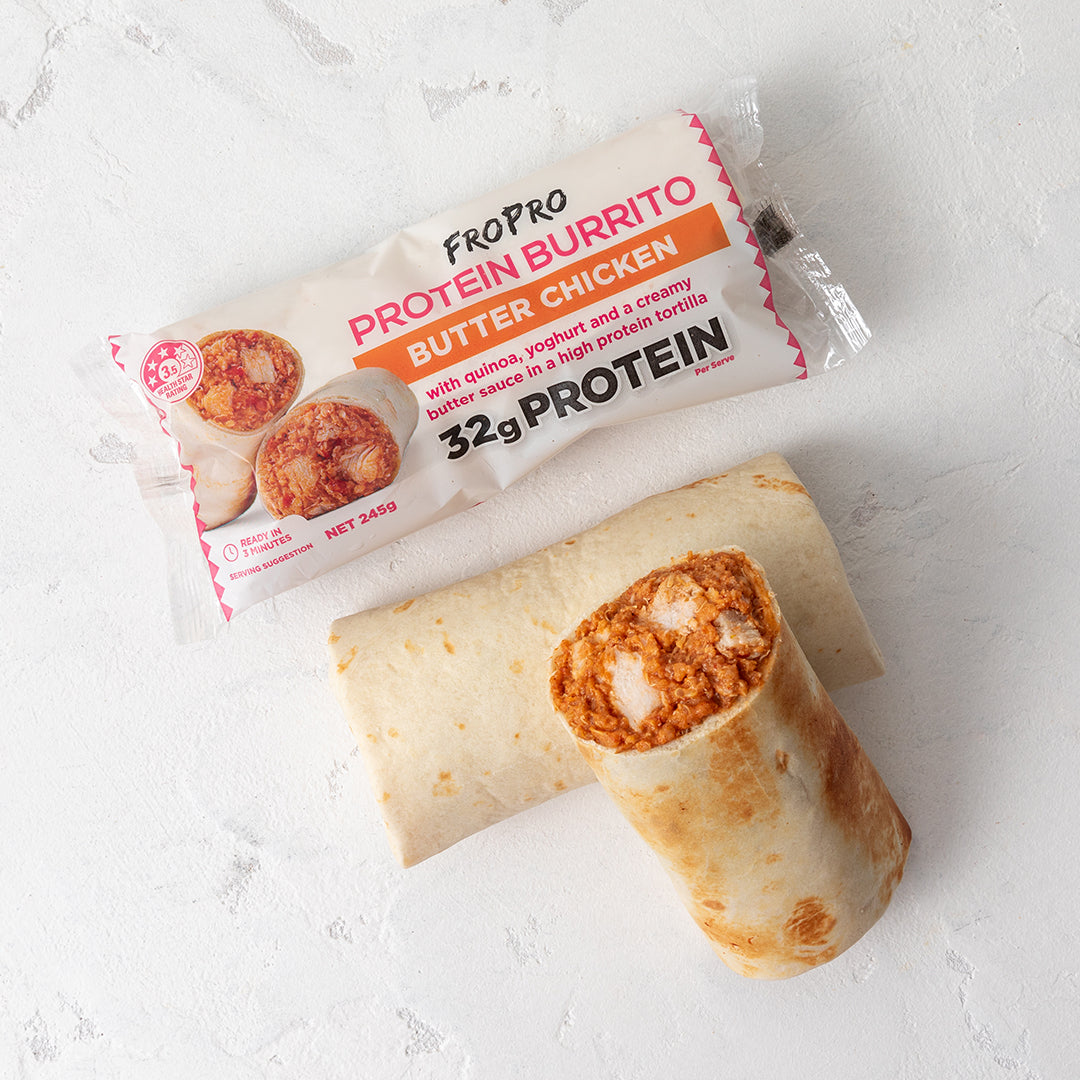 Butter Chicken Protein Burrito