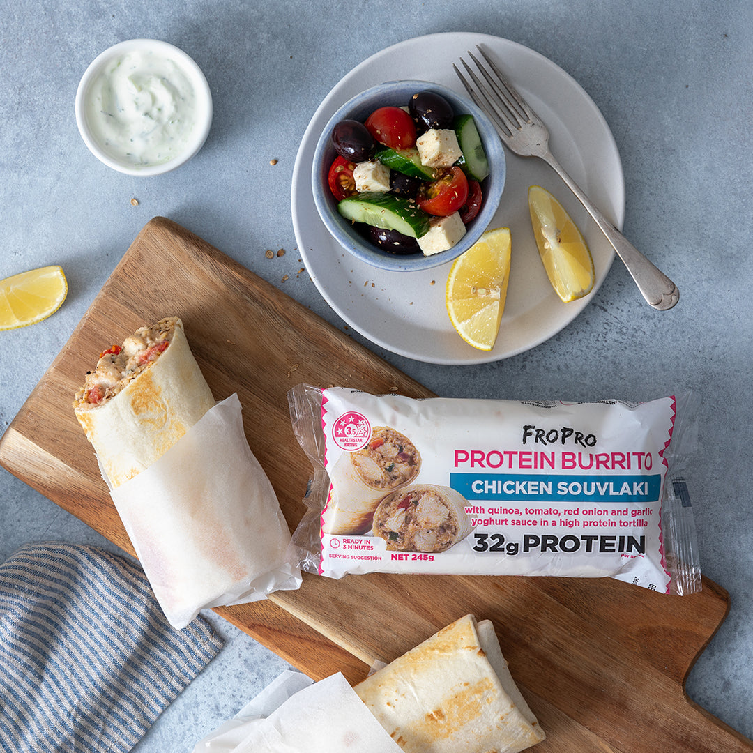 Chicken Souvlaki Protein Burrito