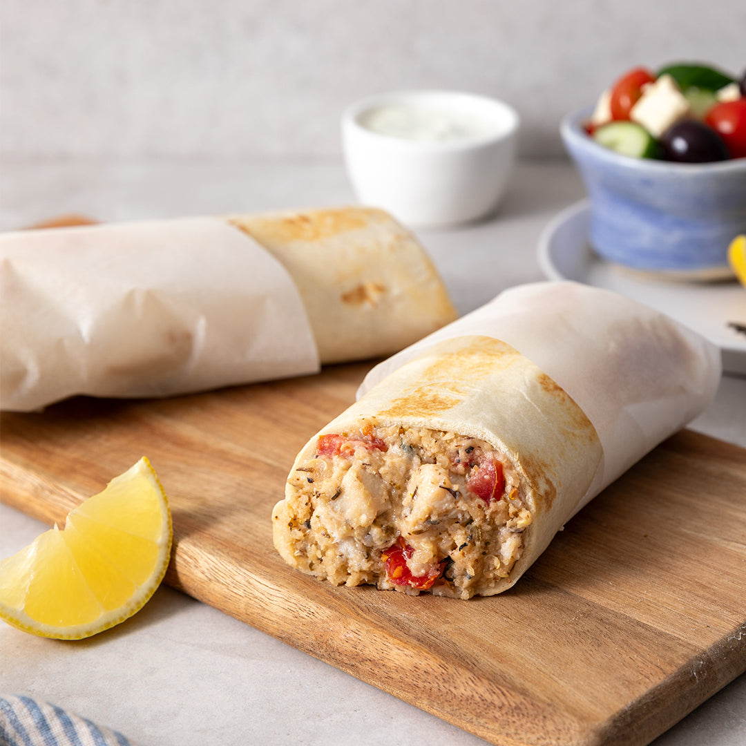 Chicken Souvlaki Protein Burrito