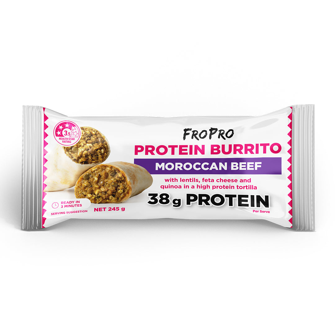 Moroccan Beef Protein Burrito