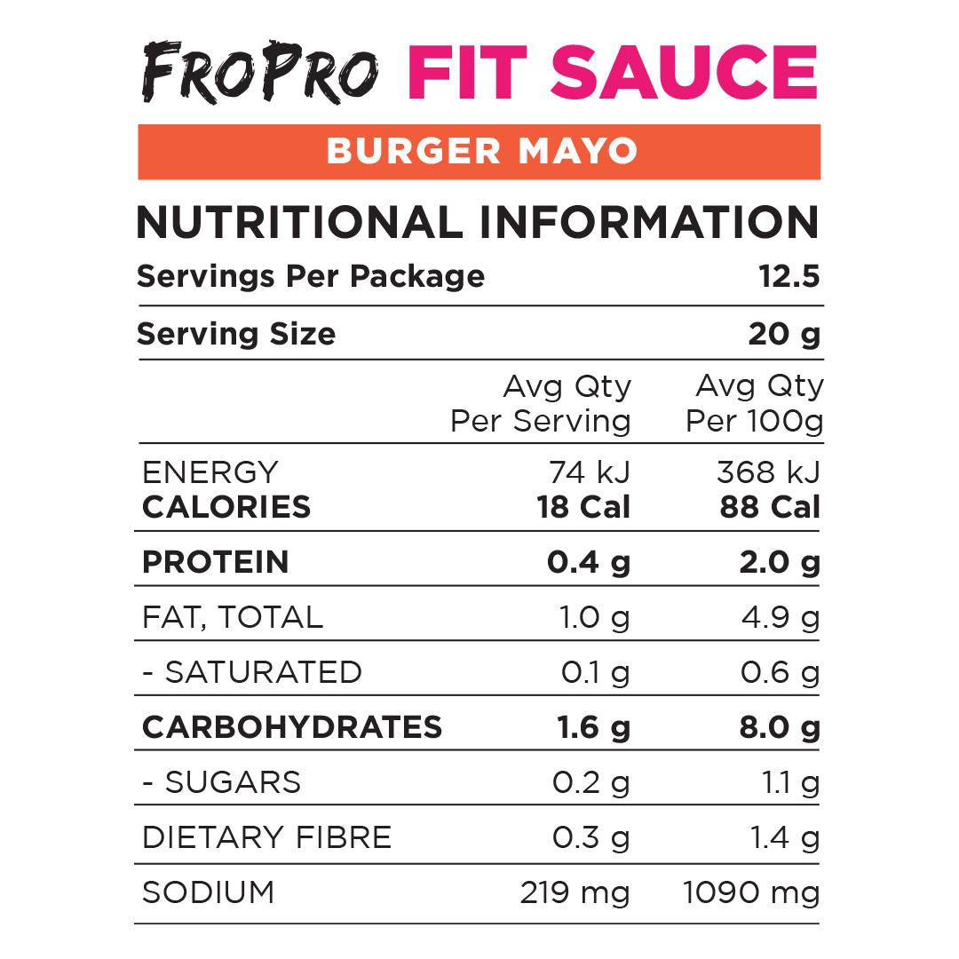 Burger Mayo Fit Sauce