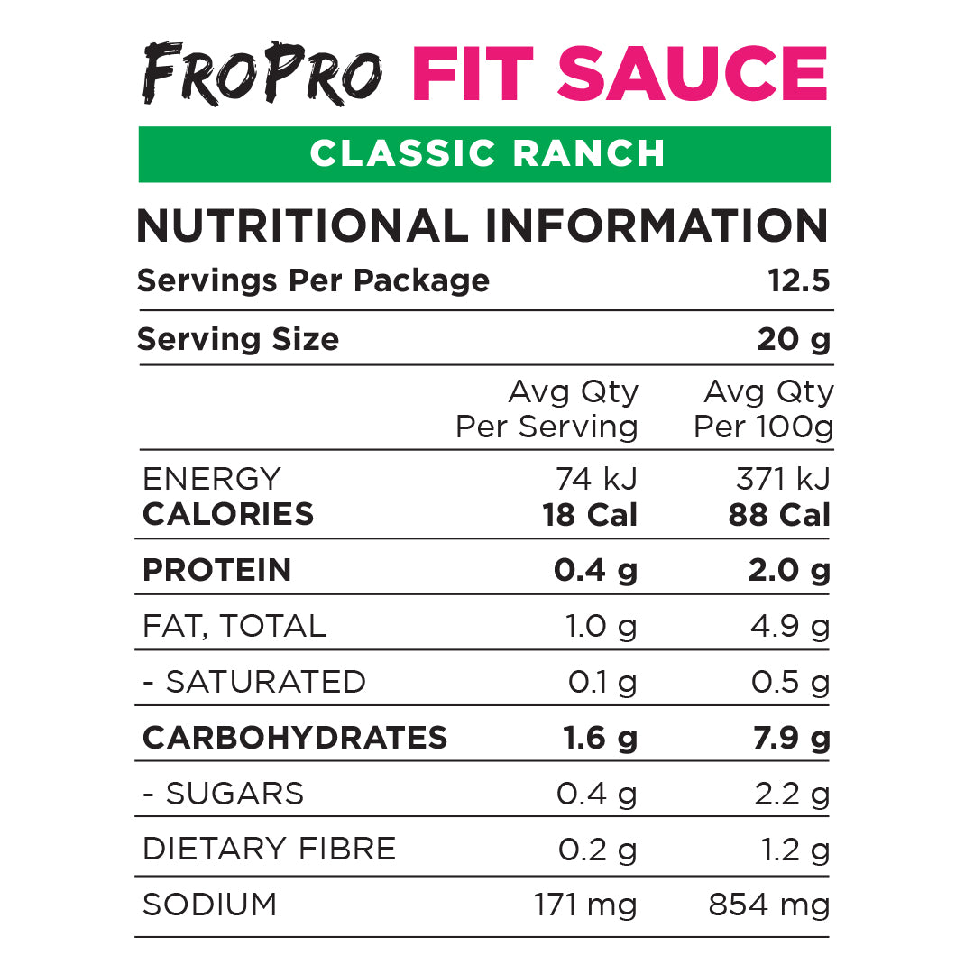 Classic Ranch Fit Sauce