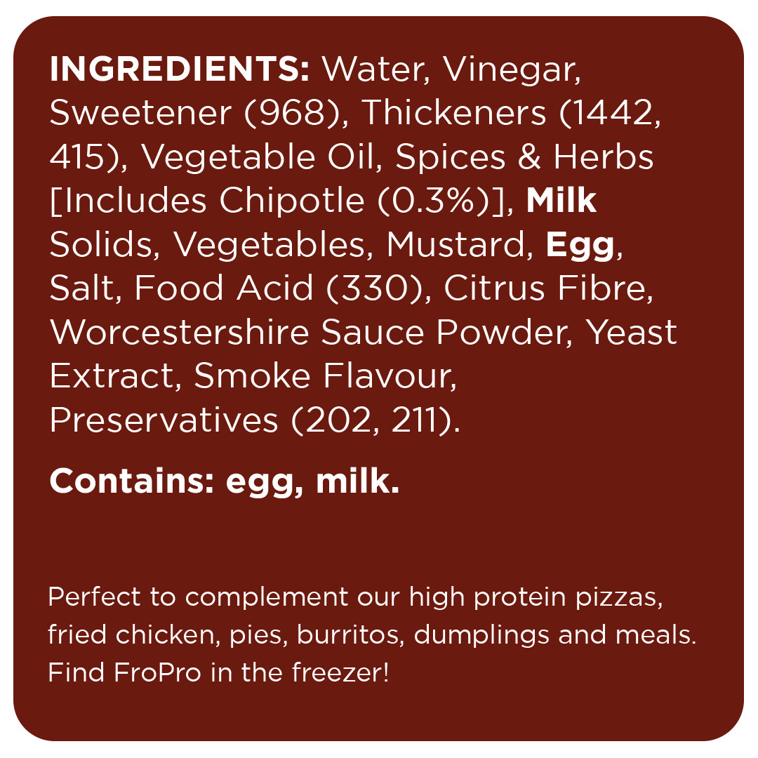 FroPro Fit Sauce_Chipotle Mayo_Ingredients