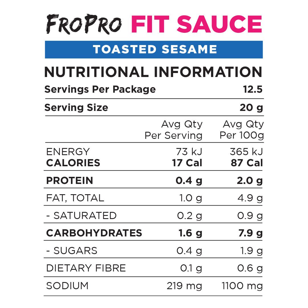 Toasted Sesame Fit Sauce