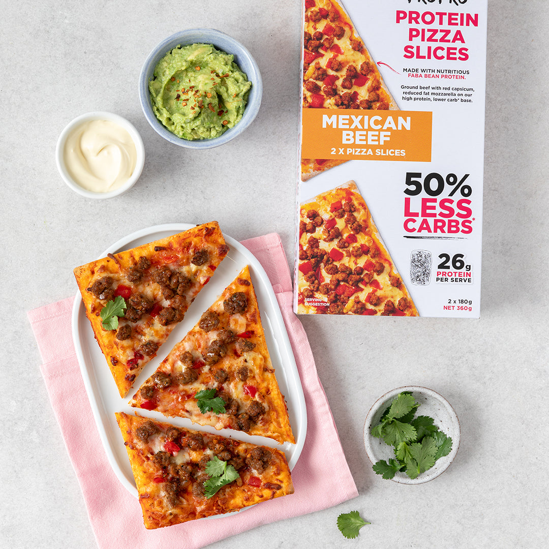 Mexican Beef Pizza Slices