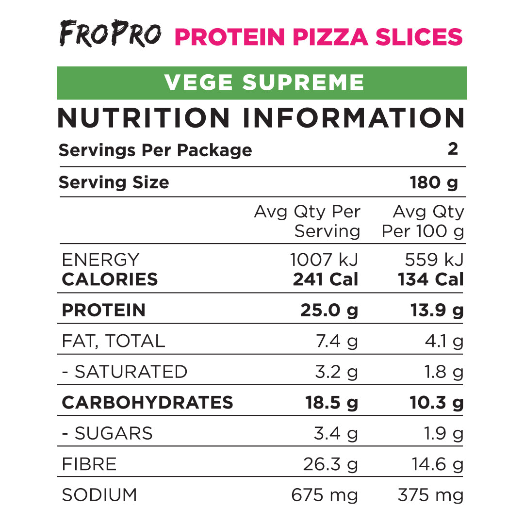 Vege Supreme Pizza Slices