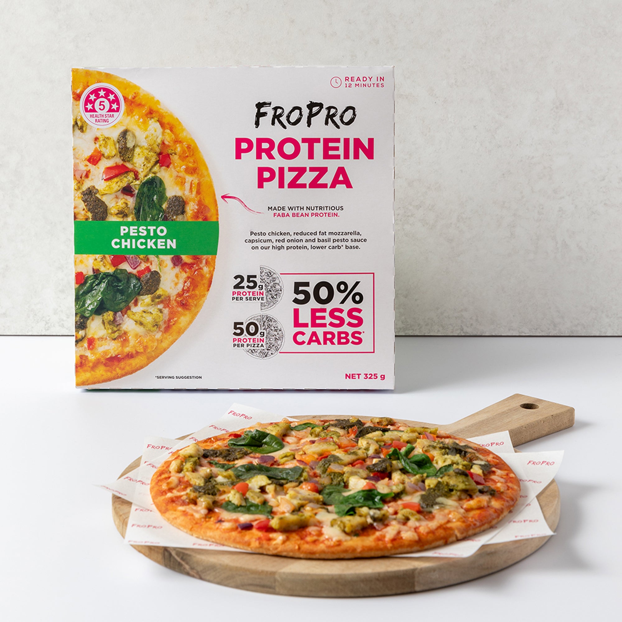 Pesto Chicken Protein Pizza