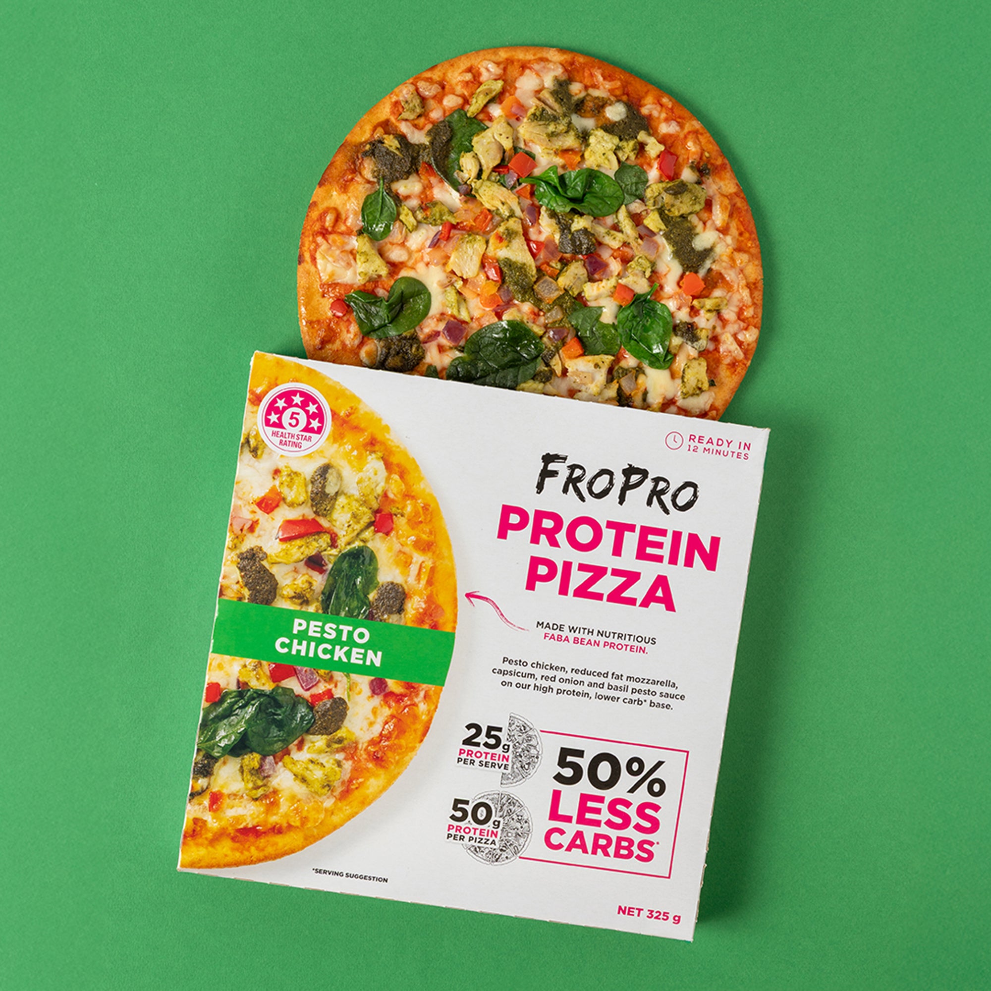 Pesto Chicken Protein Pizza