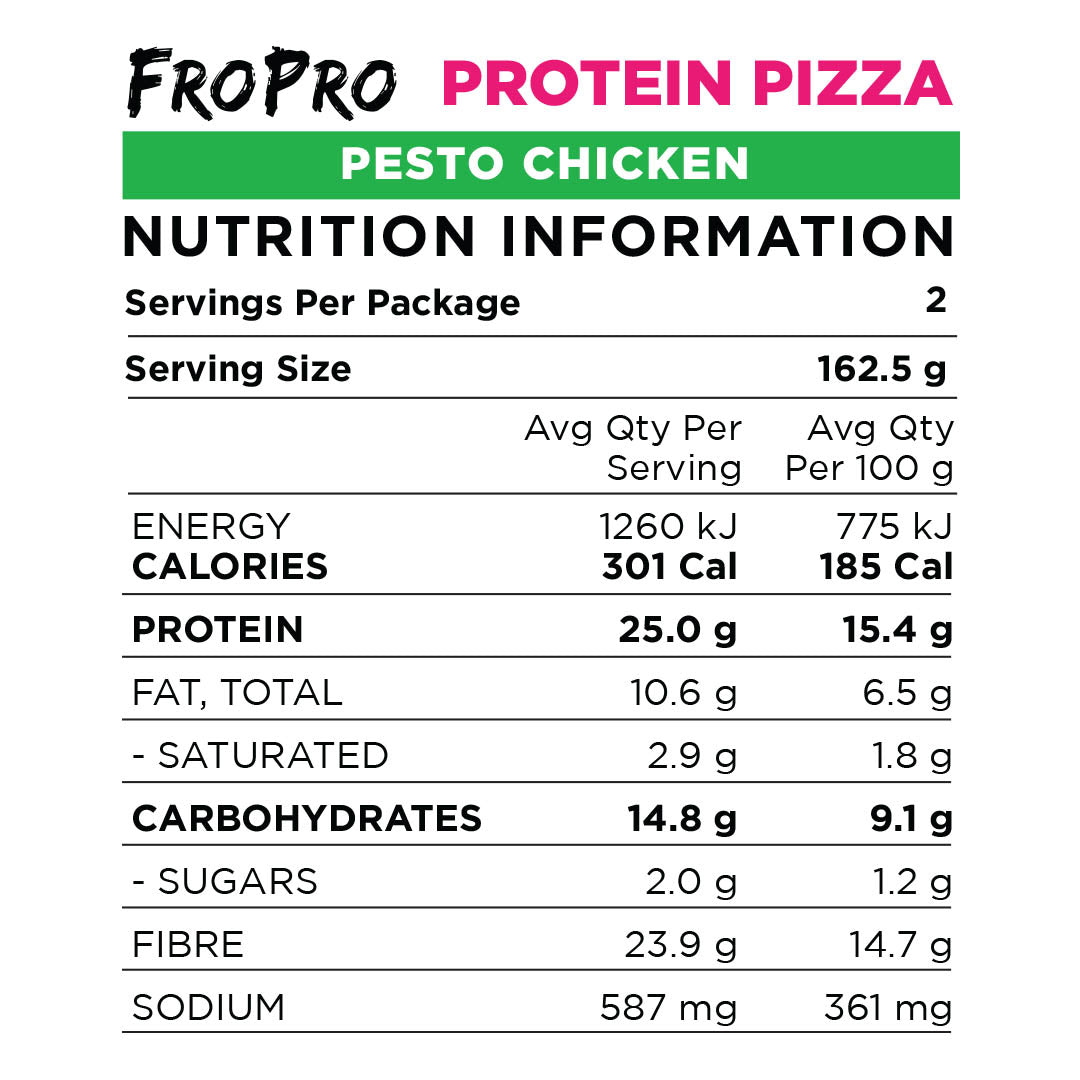 Pesto Chicken Protein Pizza