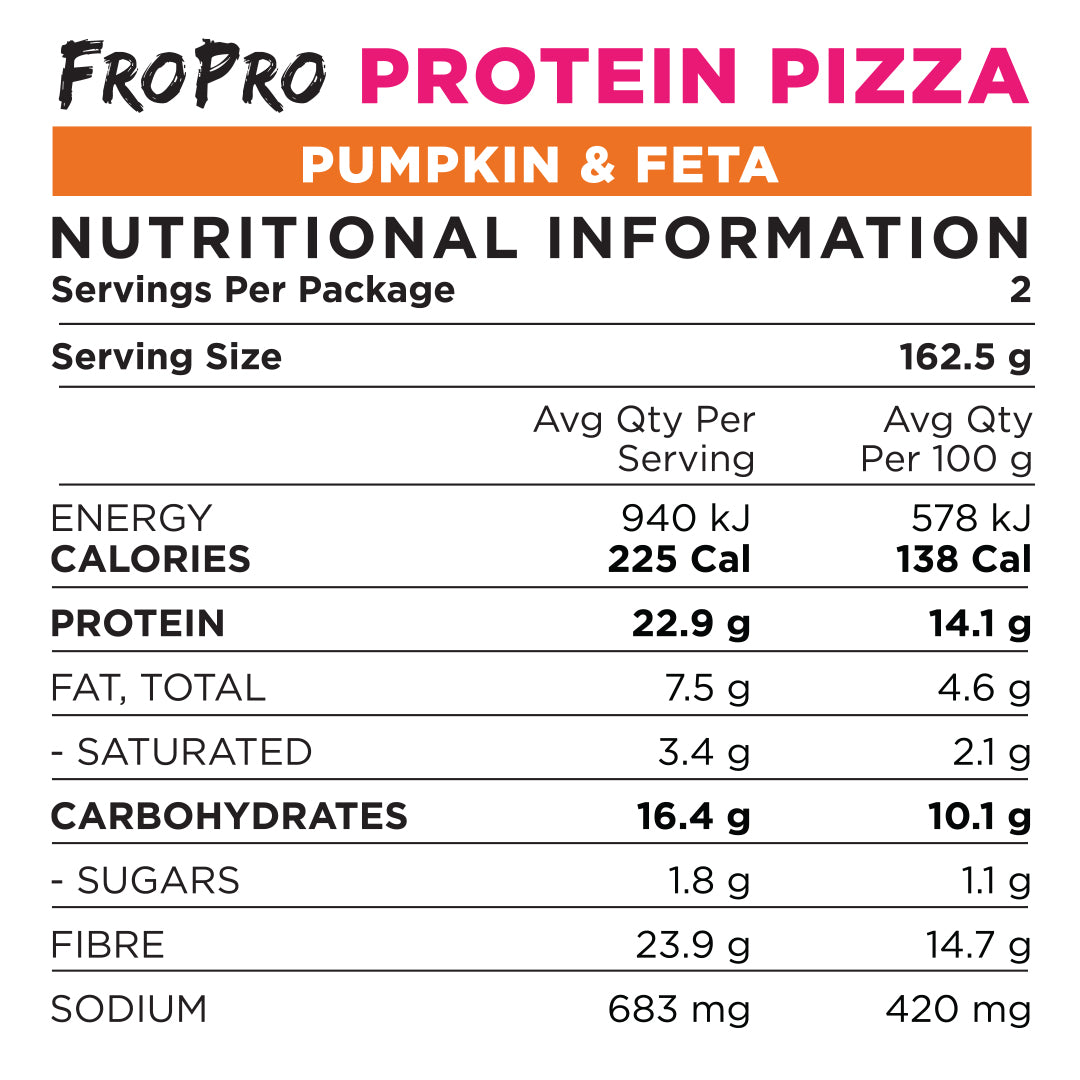 Pumpkin & Feta Protein Pizza