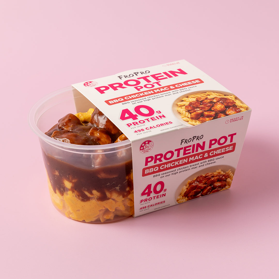 BBQ Chicken Mac & Cheese Protein Pot