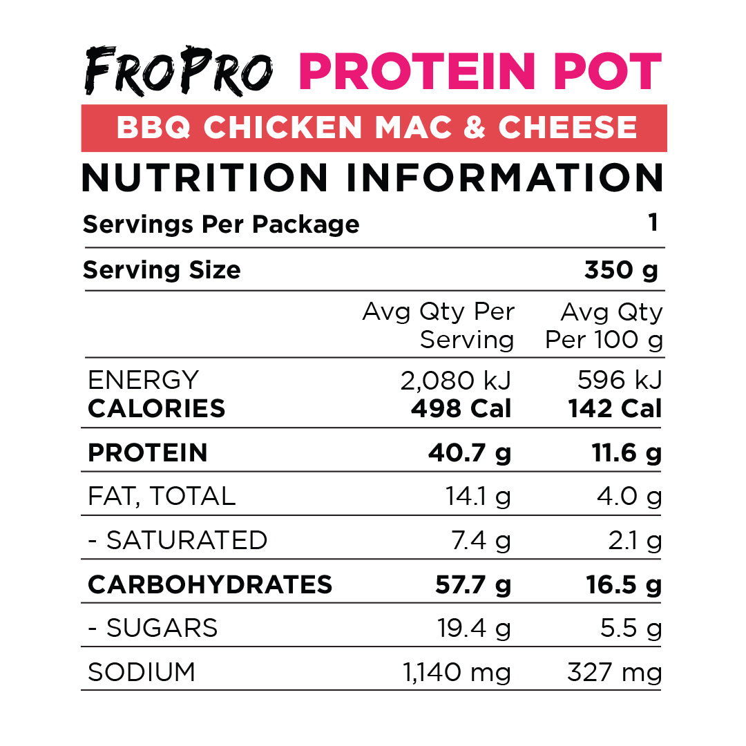 BBQ Chicken Mac & Cheese Protein Pot