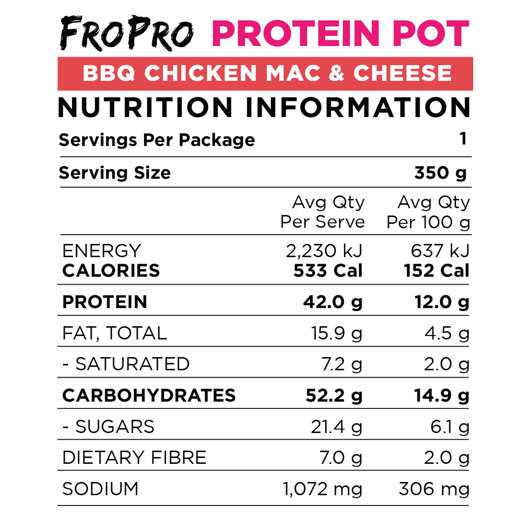 BBQ Chicken Mac & Cheese Protein Pot