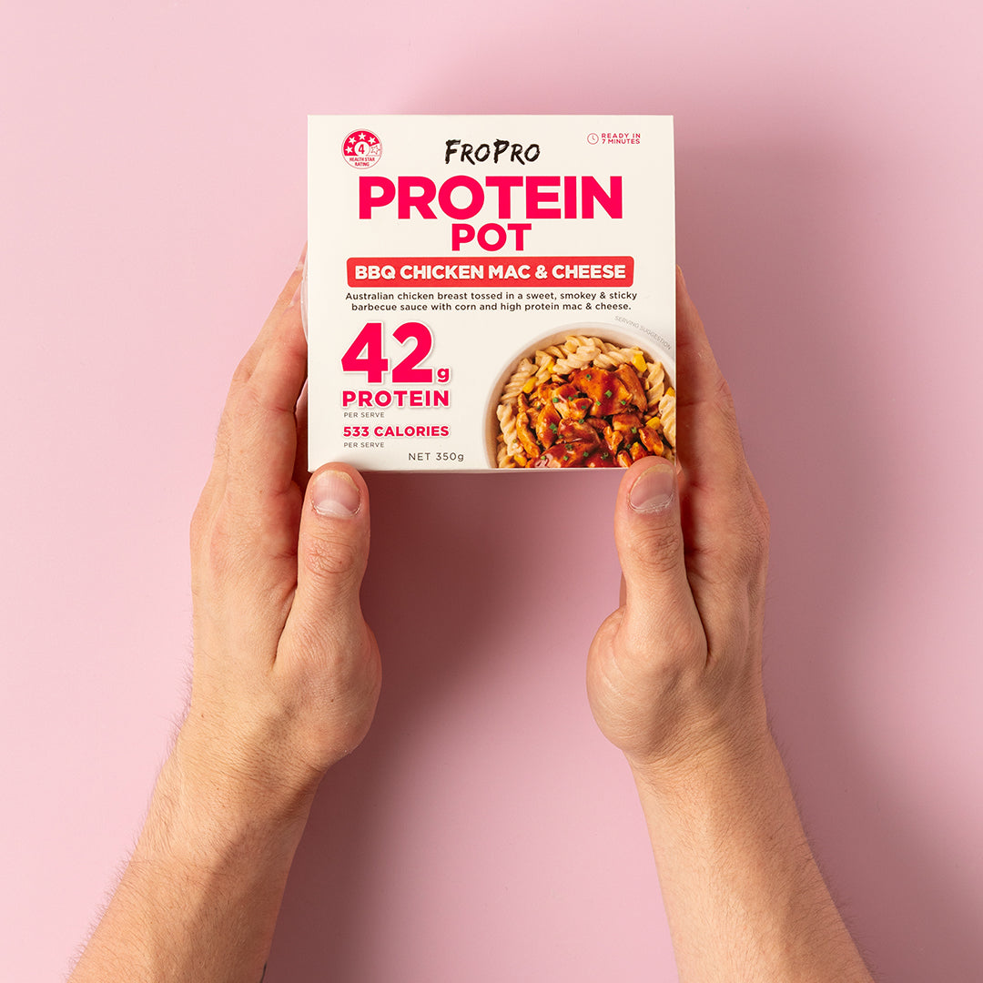 BBQ Chicken Mac & Cheese Protein Pot
