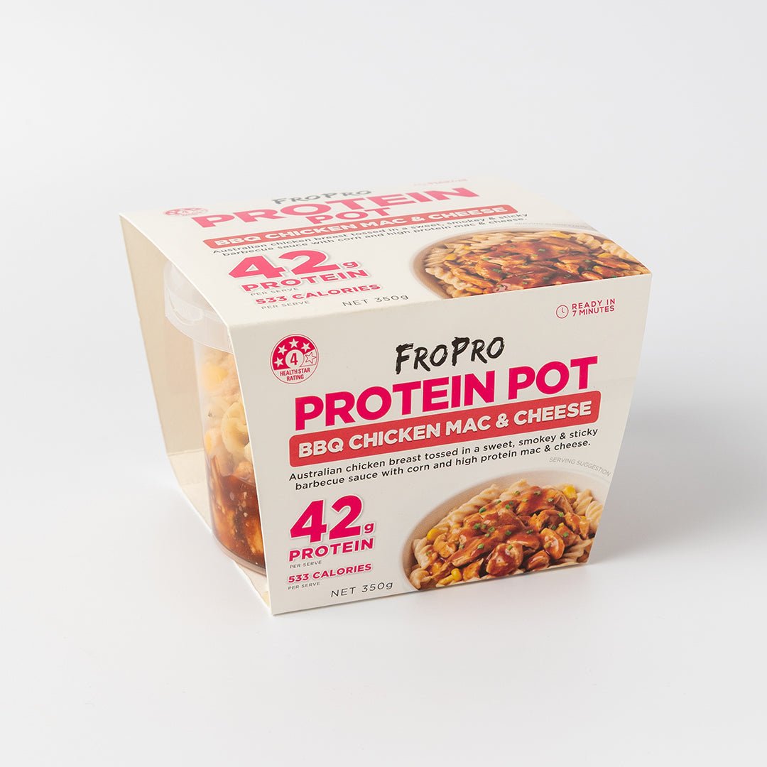 BBQ Chicken Mac & Cheese Protein Pot