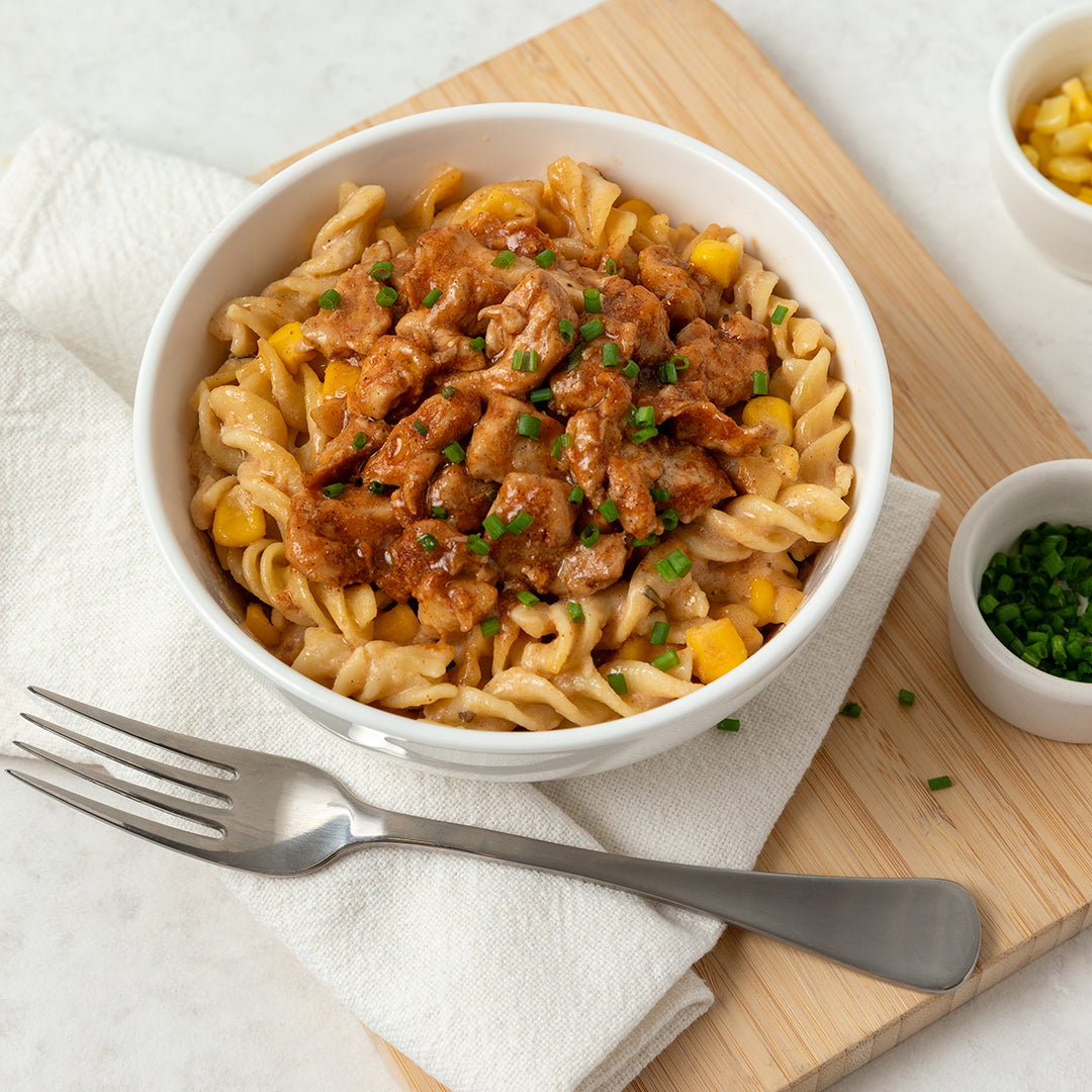BBQ Chicken Mac & Cheese Protein Pot