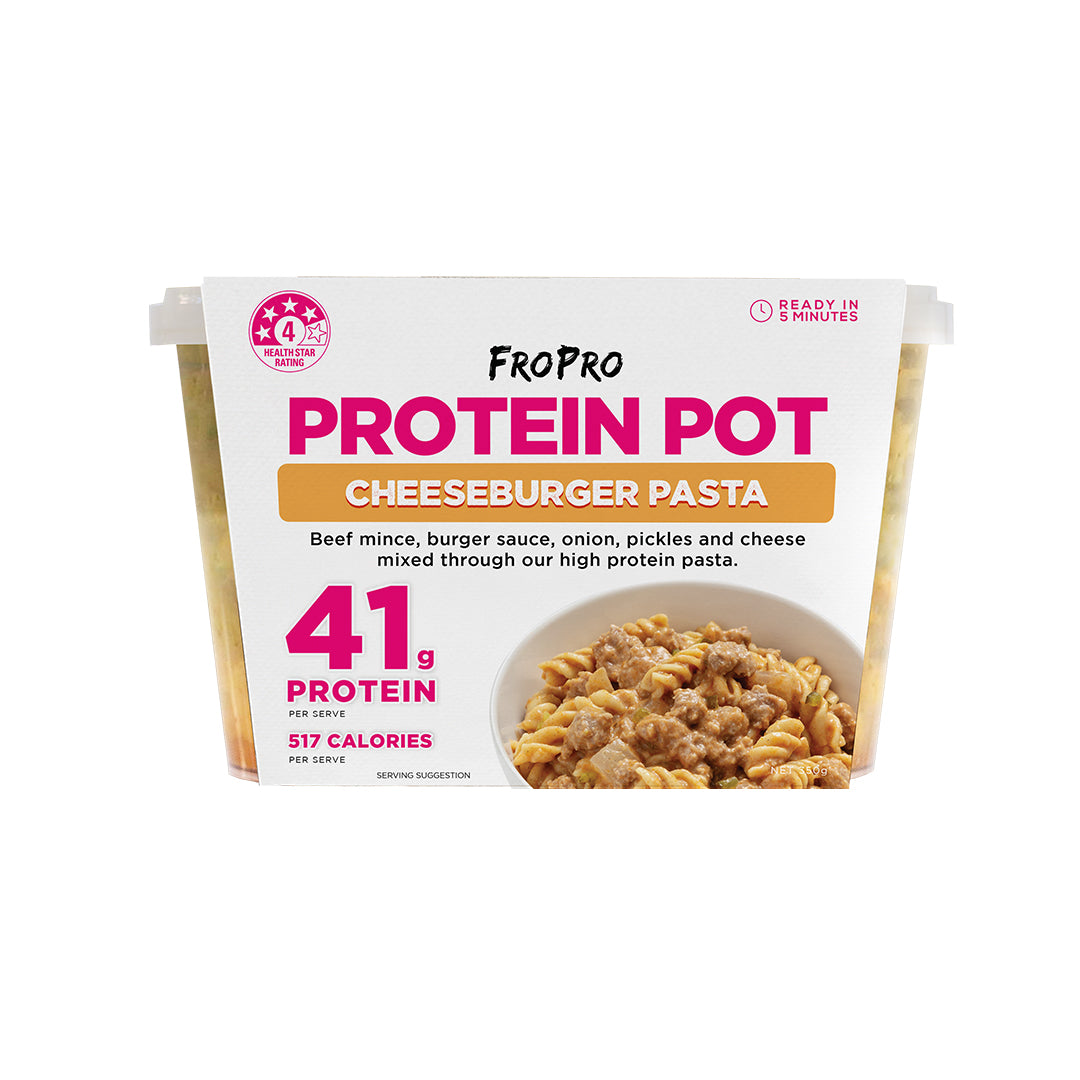 Cheeseburger Pasta Protein Pot