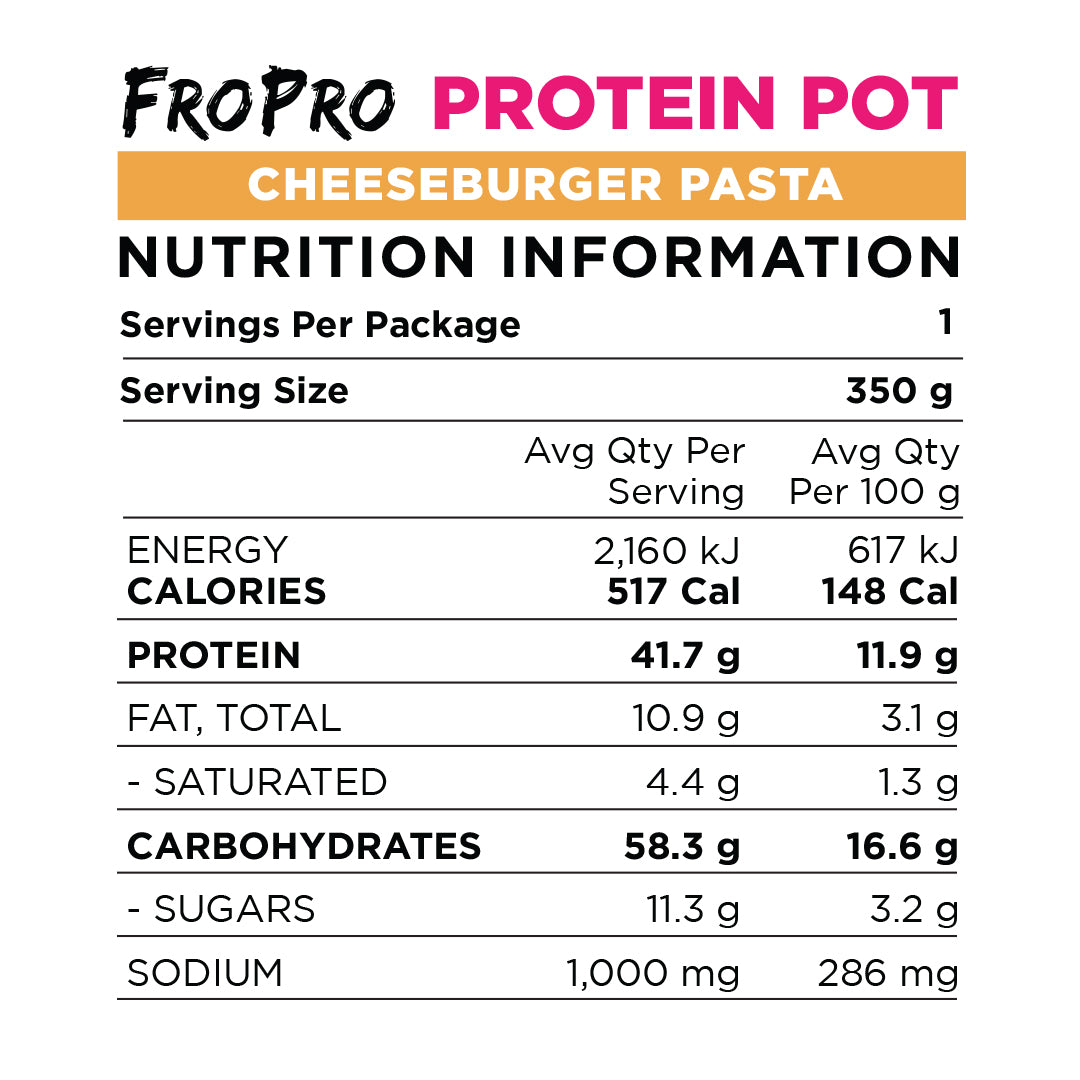 Cheeseburger Pasta Protein Pot