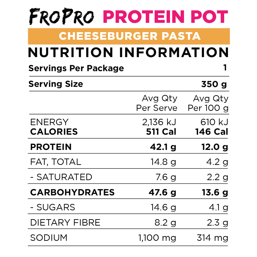 Cheeseburger Pasta Protein Pot