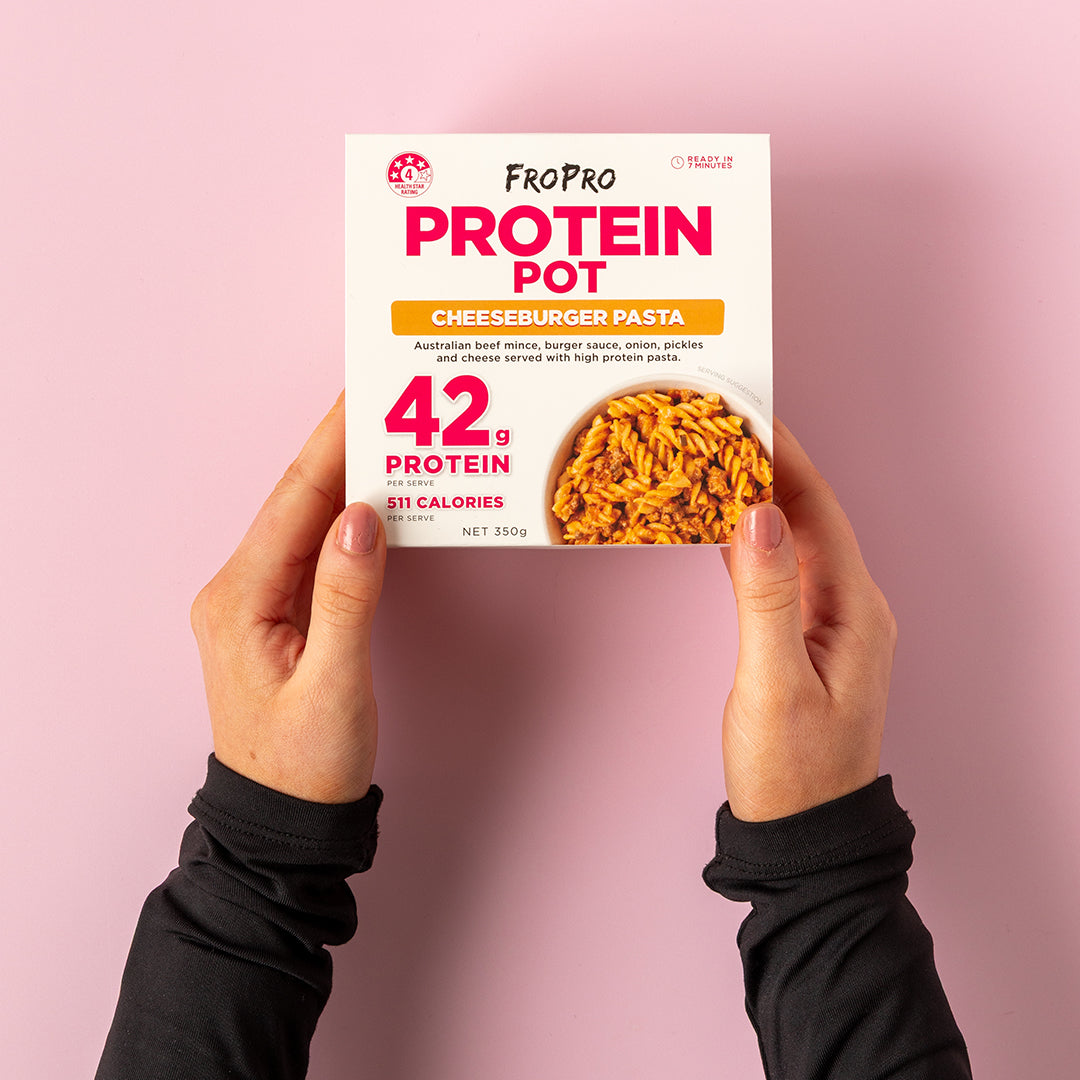 Cheeseburger Pasta Protein Pot