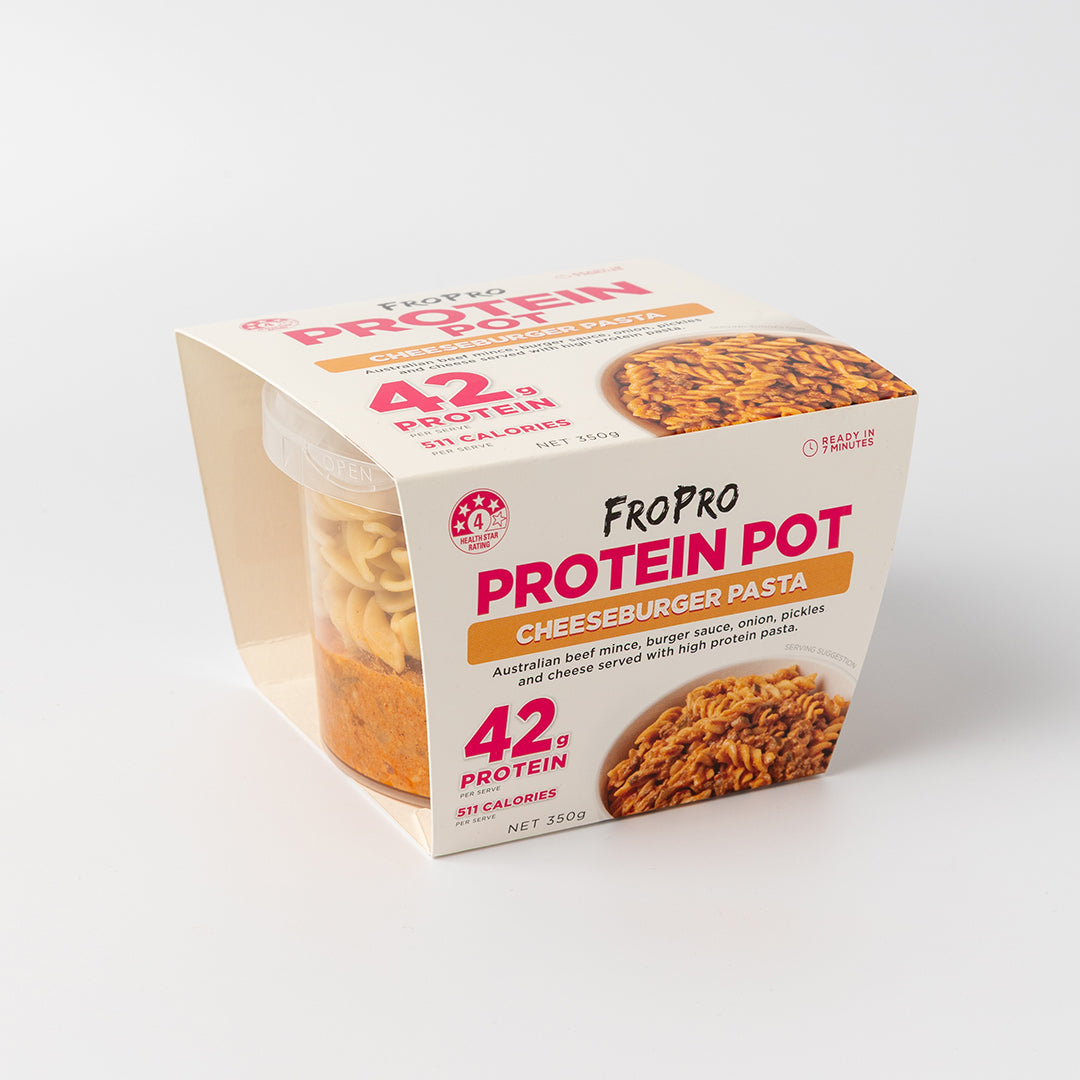 Cheeseburger Pasta Protein Pot