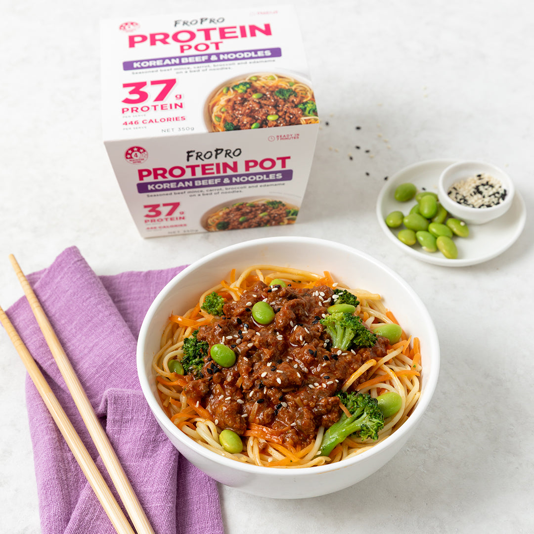 Korean Beef & Noodles Protein Pot