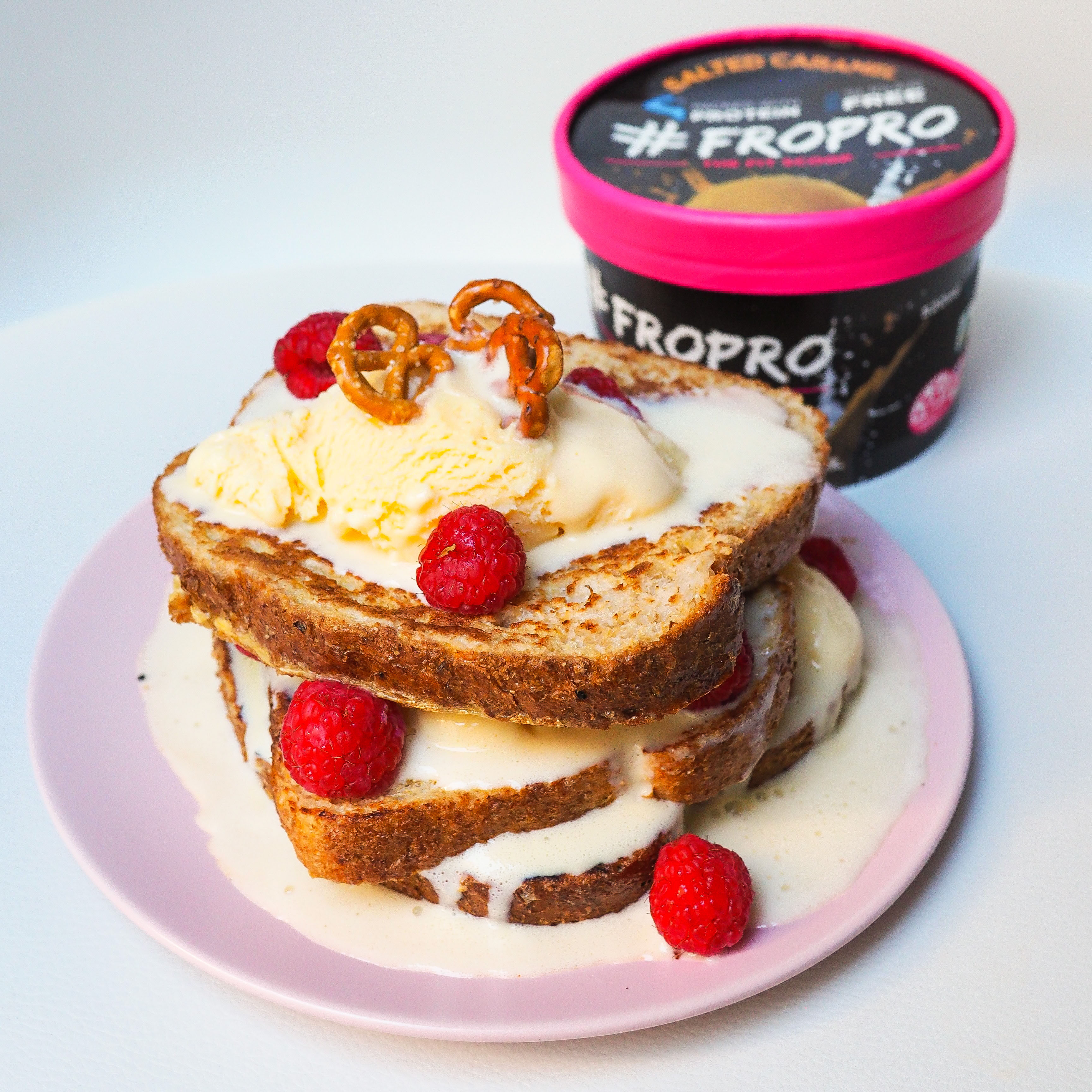 French Toast with Salted Caramel FROPRO