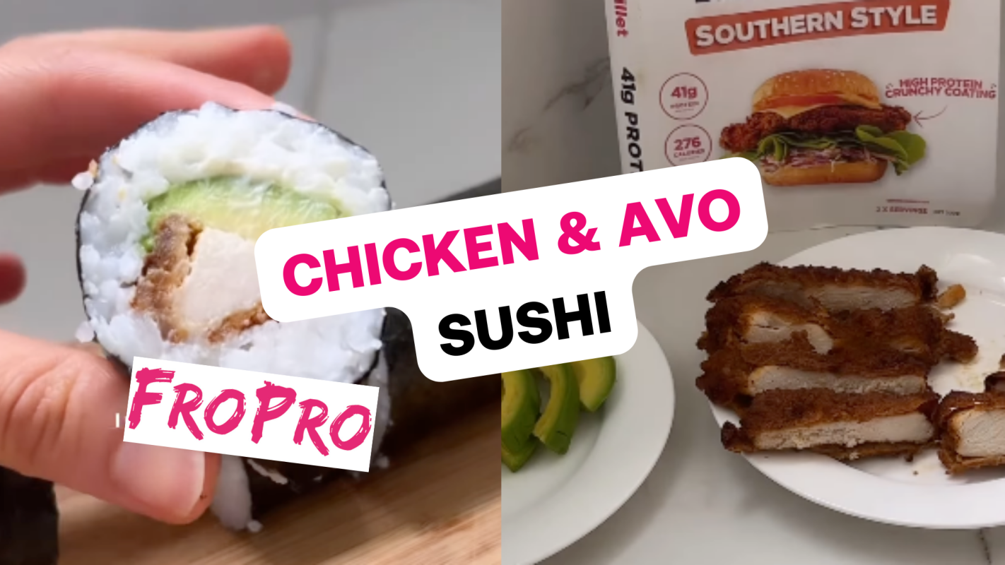 FPFC Chicken and Avocado Sushi - FroPro News, Blogs & Recipes