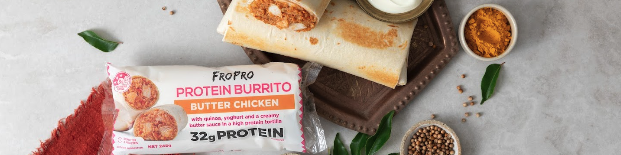 FroPro High Protein Burrito Butter Chicken